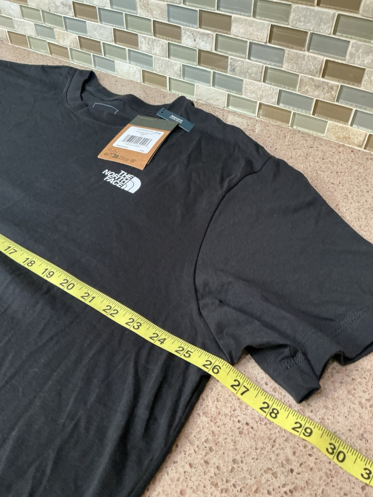 The North Face Men’s Crewneck Black TShirt Size XXL Retro Van Kayak 52×32” New