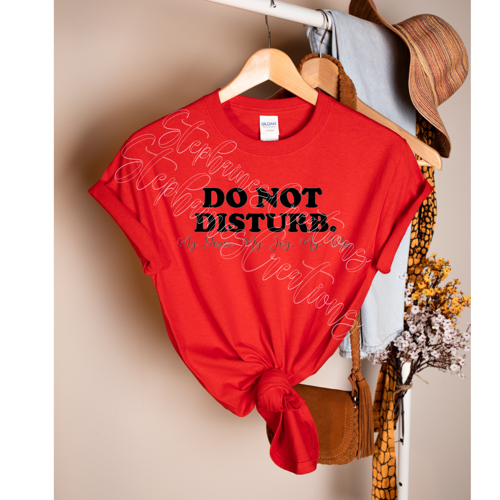 Do Not Disturb My Peace, My Joy, My Vibe T-Shirt Glitter Available!