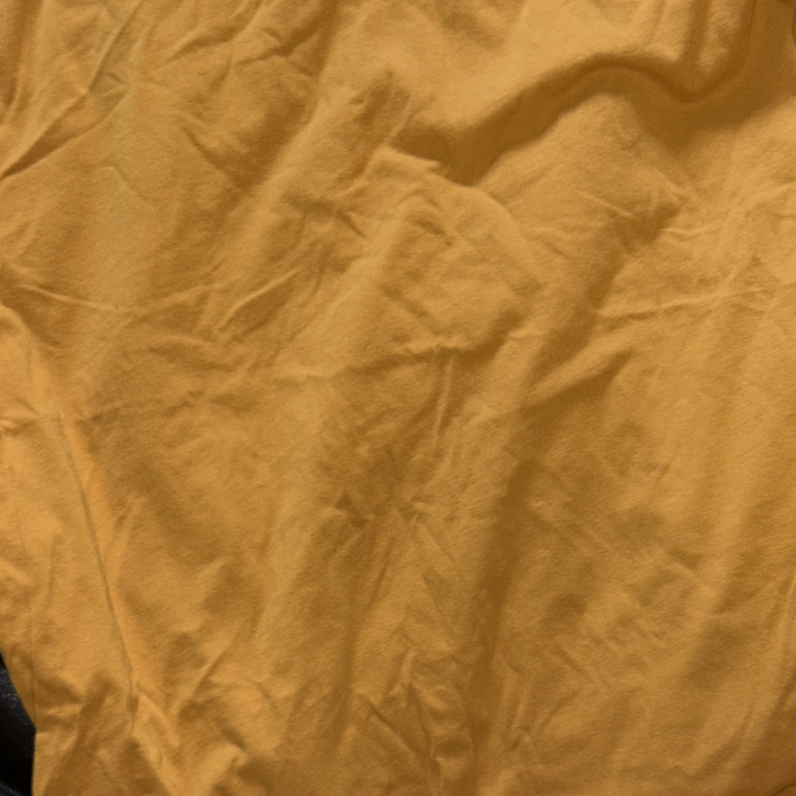 GUESS Yellow Short Sleeve Men’s M Cotton Crew Neck Logo Contrasting Trim T-Shirt