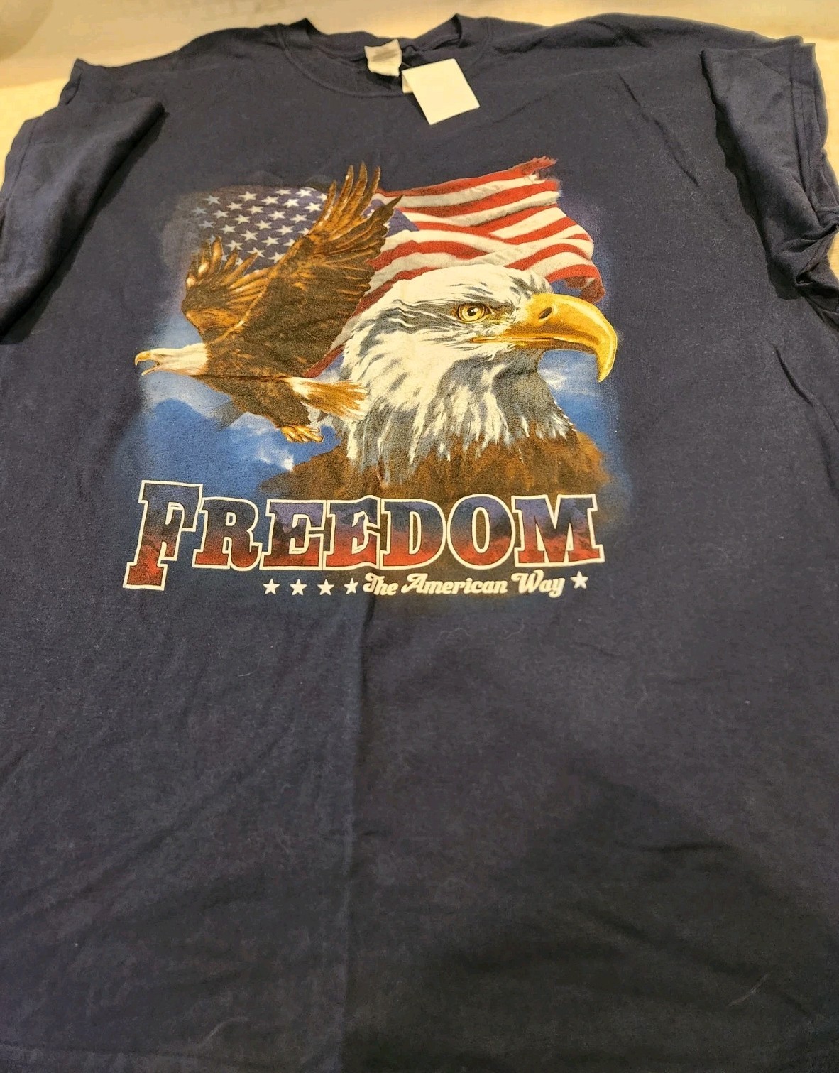 Lot Of 4 Hanes T Shirts Patriotic T shirt New Tags Gilden USA Size XXL Mens 🇺🇸