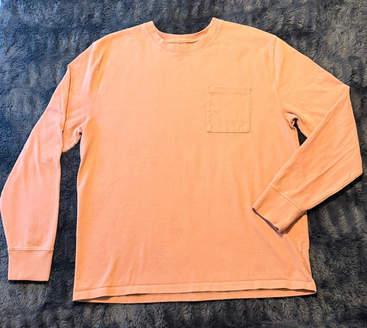Goodfellow & Co Men’s Long-Sleeve Pocket T-Shirt, Large