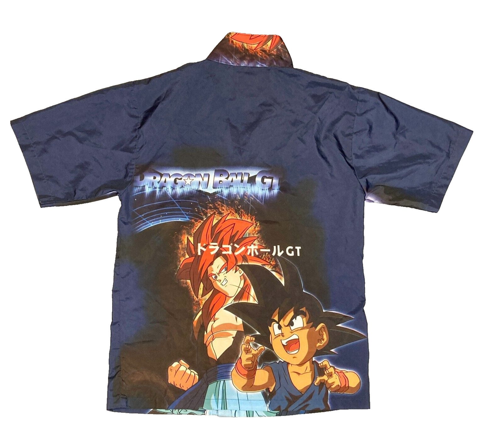 RARE Vintage 2003 Toei Dragon Ball GT Akira Toriyama Goku & Gogeta Shirt – S/M