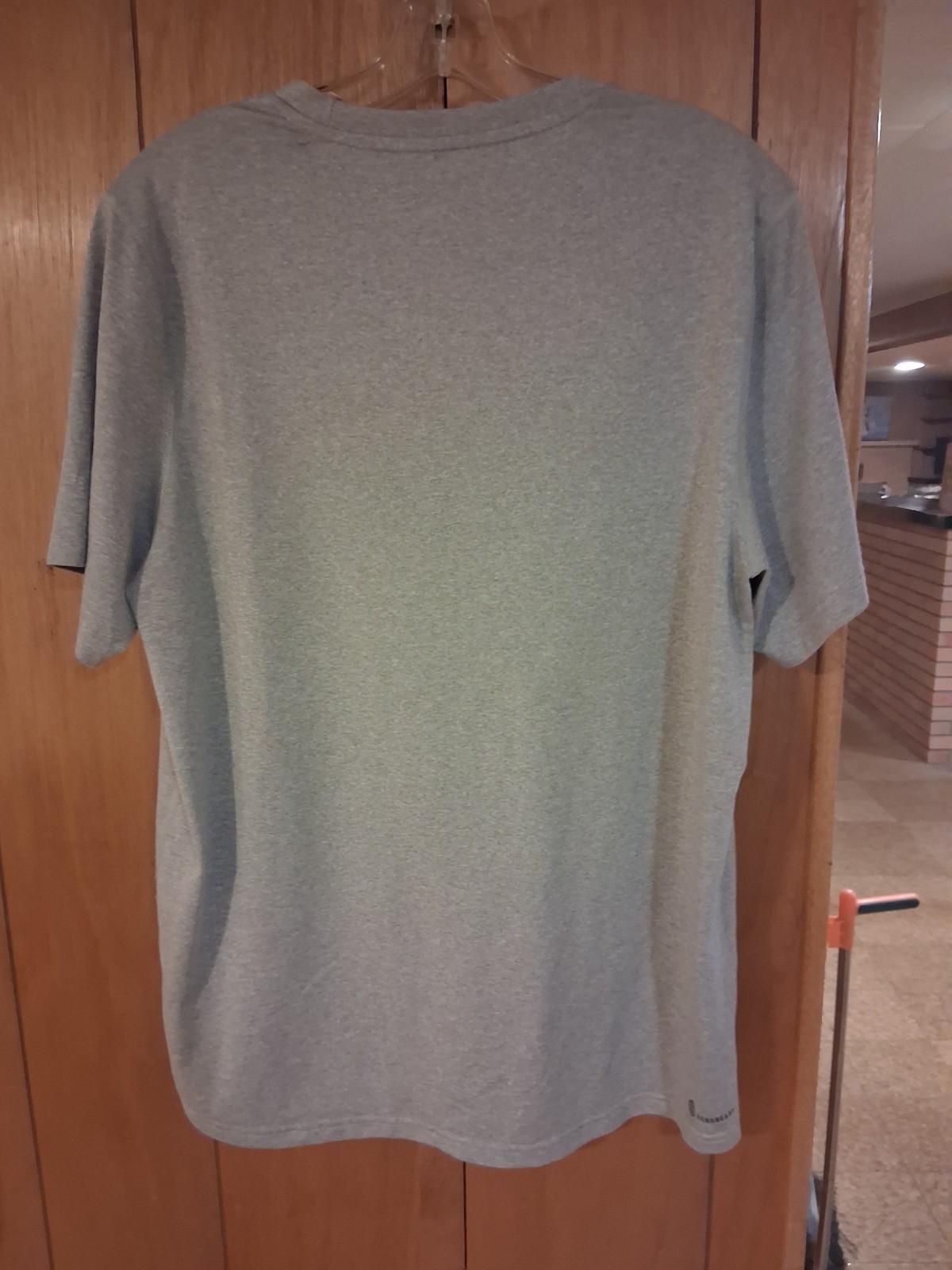 ADIDAS Creator Tee GD1 USA Gray Short Sleeve Shirt! Stretchable! NWOT! Large