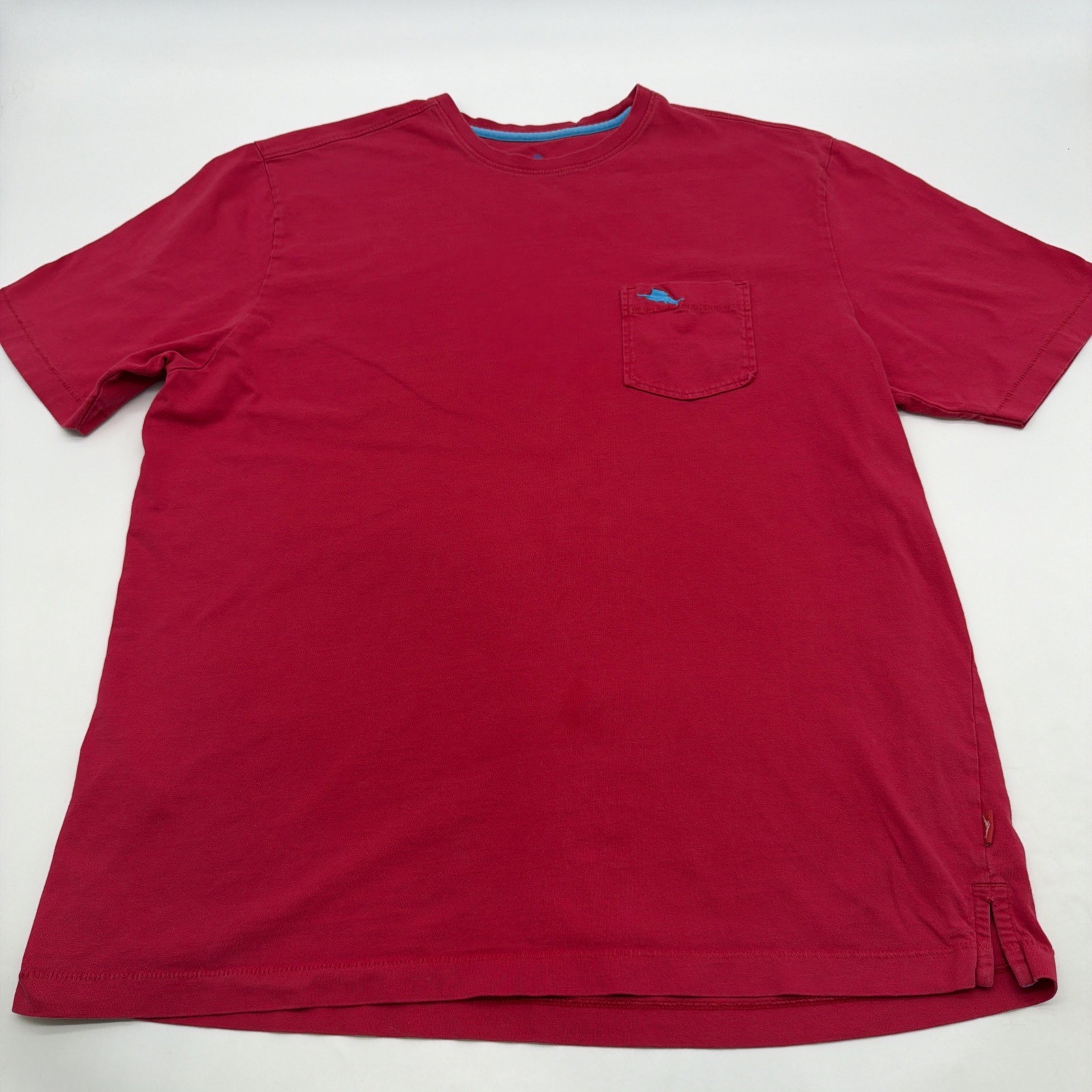 Tommy Bahammas Relax T-shirt Men M Pink 100% Pima Cotton.#48131