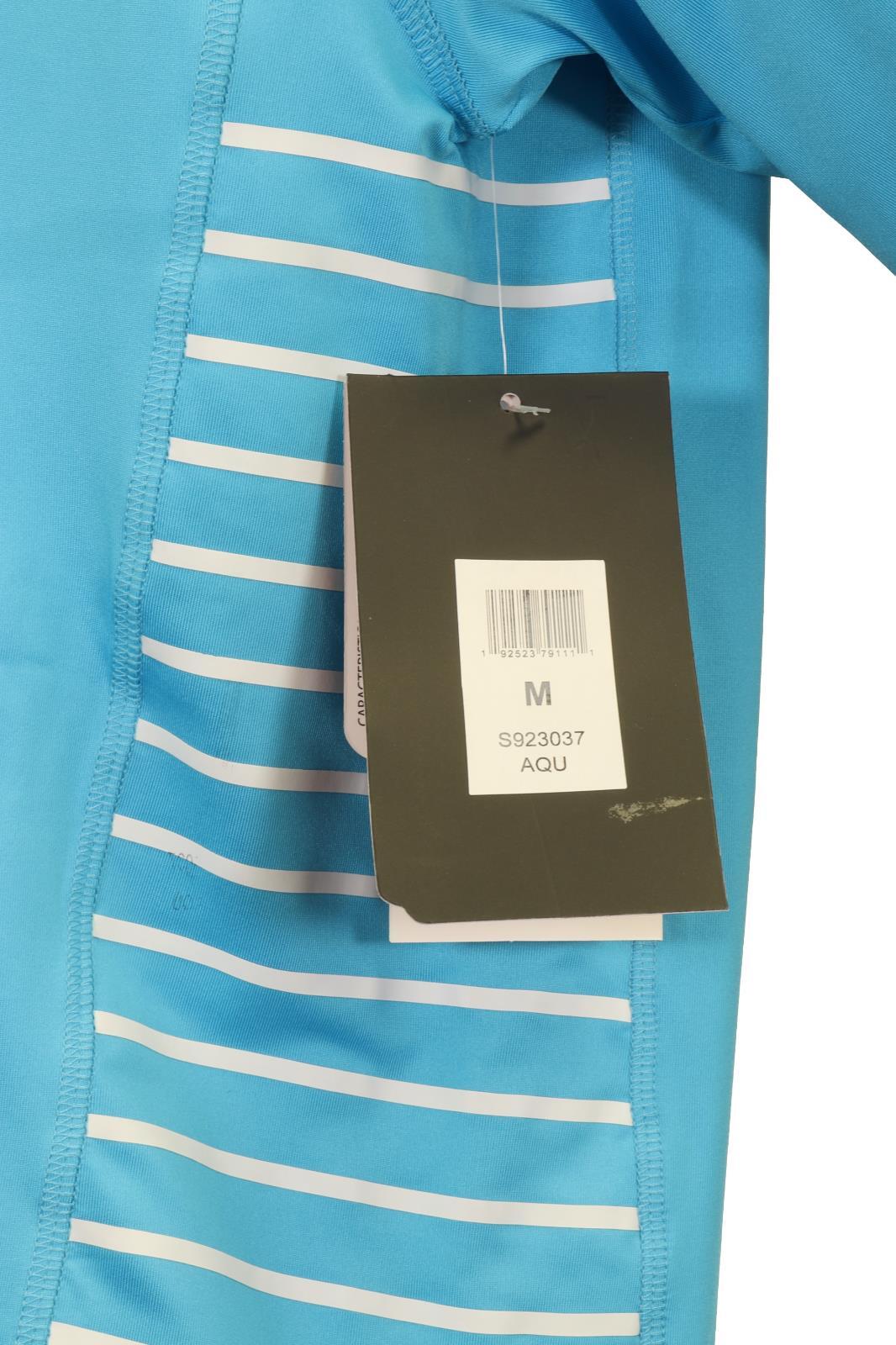 Spyder Men’s T-Shirt Aqua Blue UPF30+ Rash Guard L/S (S01A)