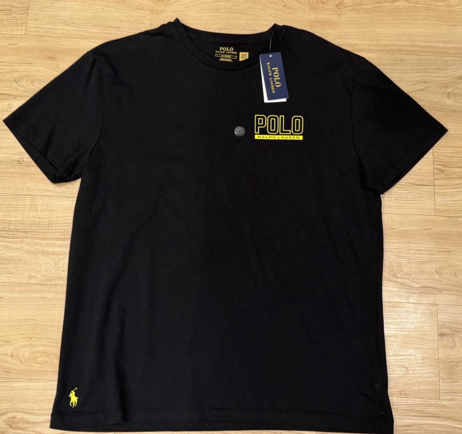 Polo Ralph Lauren Men’s Classic Fit Polo Graphic Print T-Shirt Tee Black S-XXL