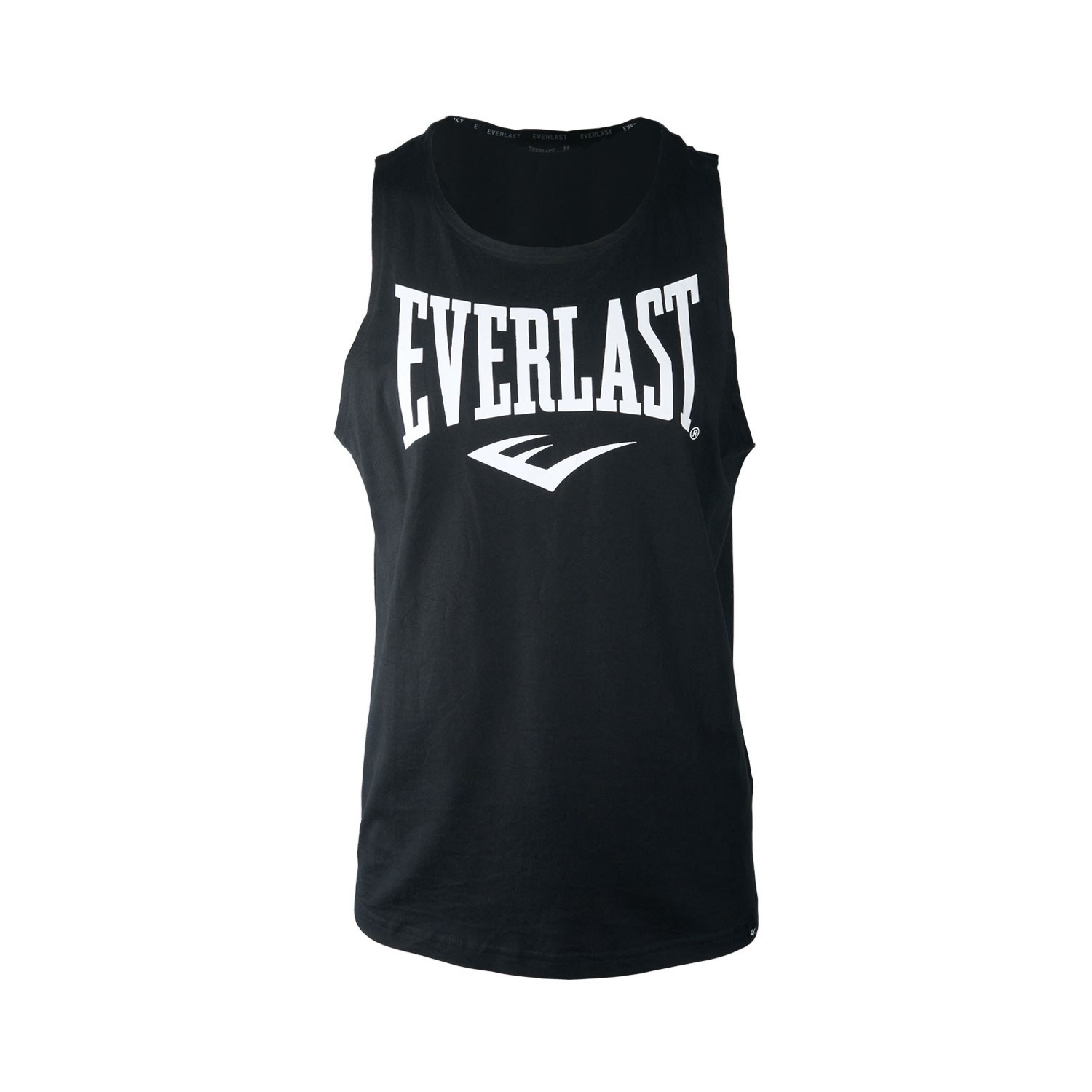 Everlast Men’s Black Sleeveless Shirt Glenwood Tank Logo Vest – 2 Pack (S01)