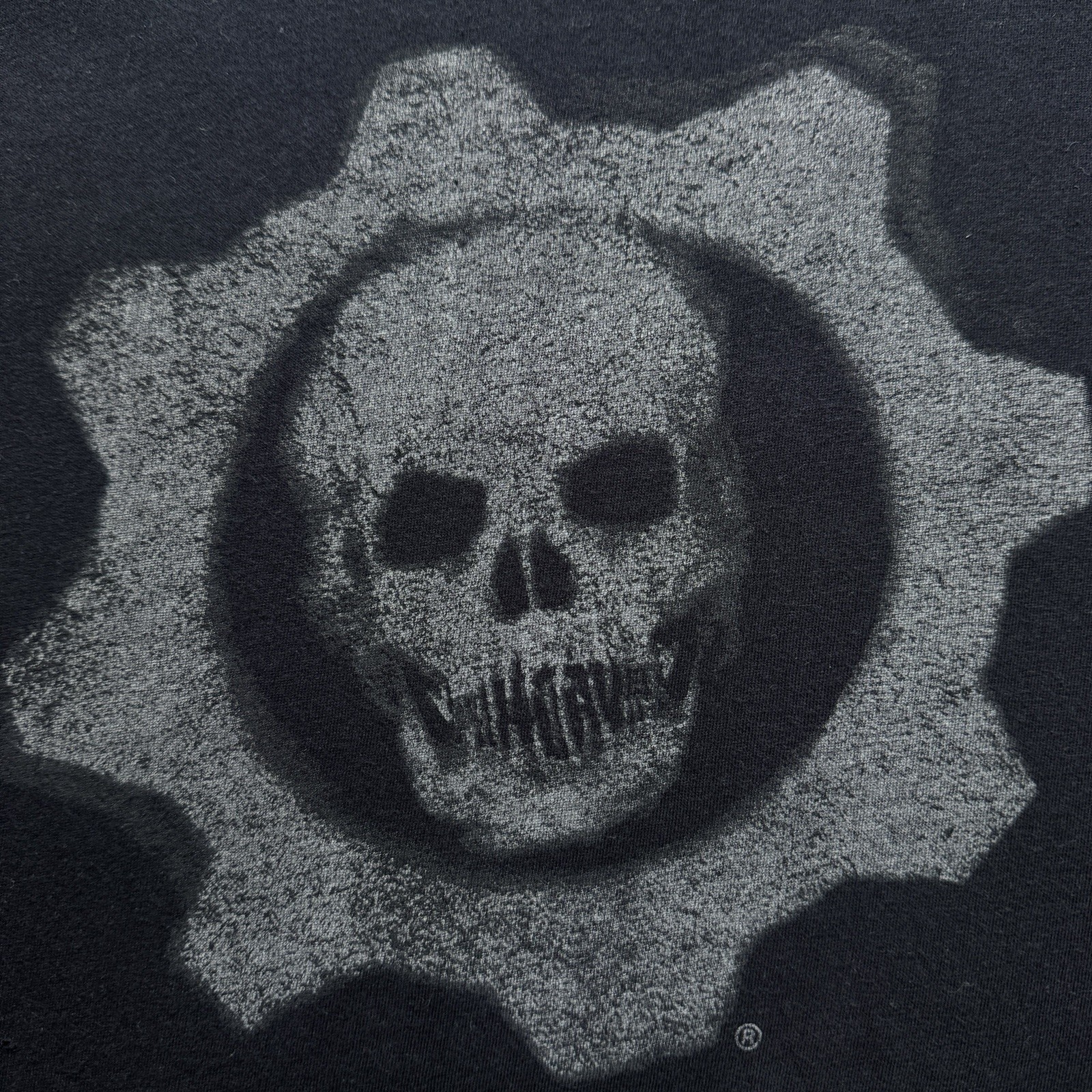 Vintage 2000s Gears Of War 2 Crimson Omen Xbox 360 Promo Video Game T-shirt