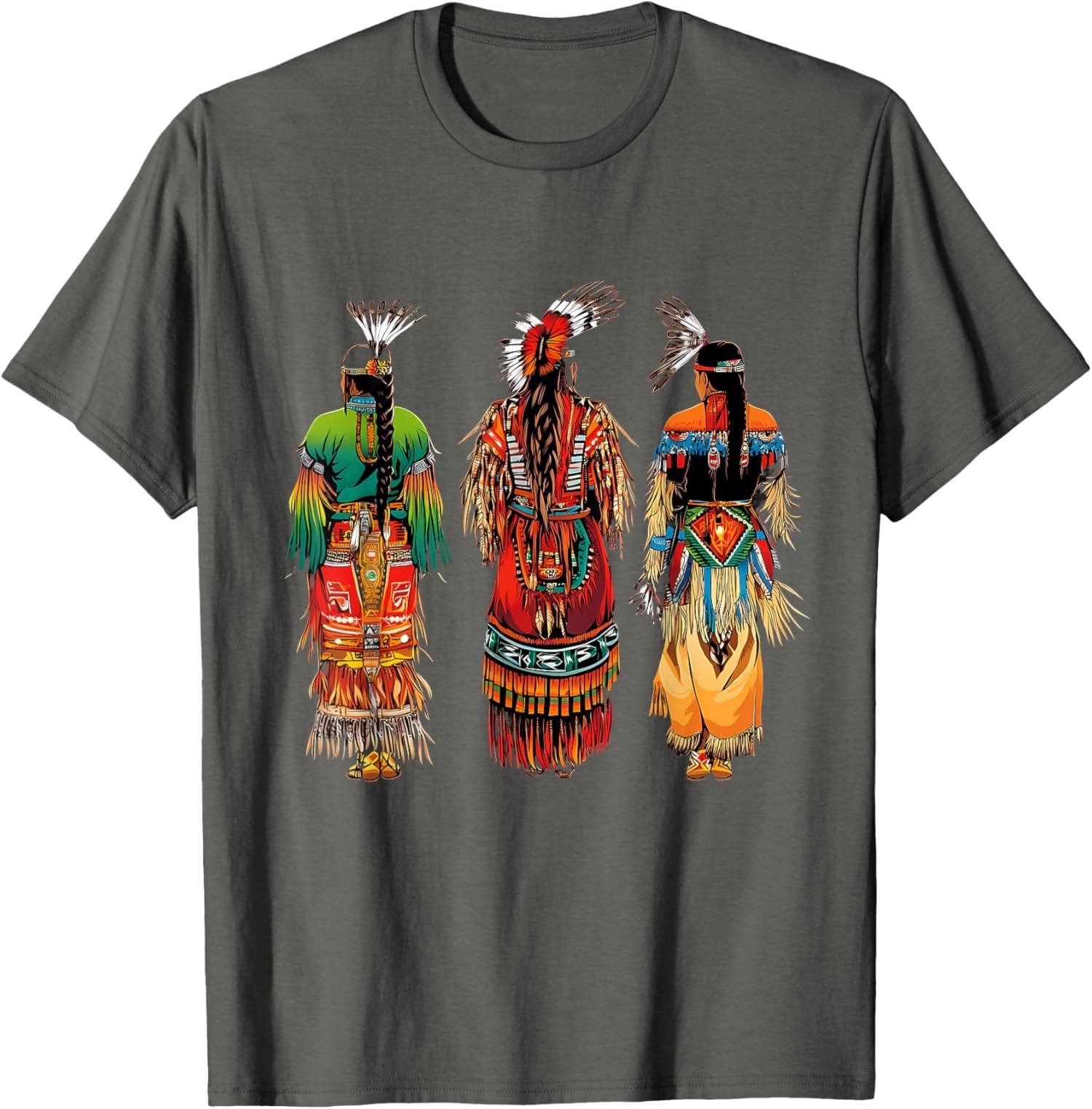 Indian Tribe Native American Feather Headdress Unisex T-Shirt