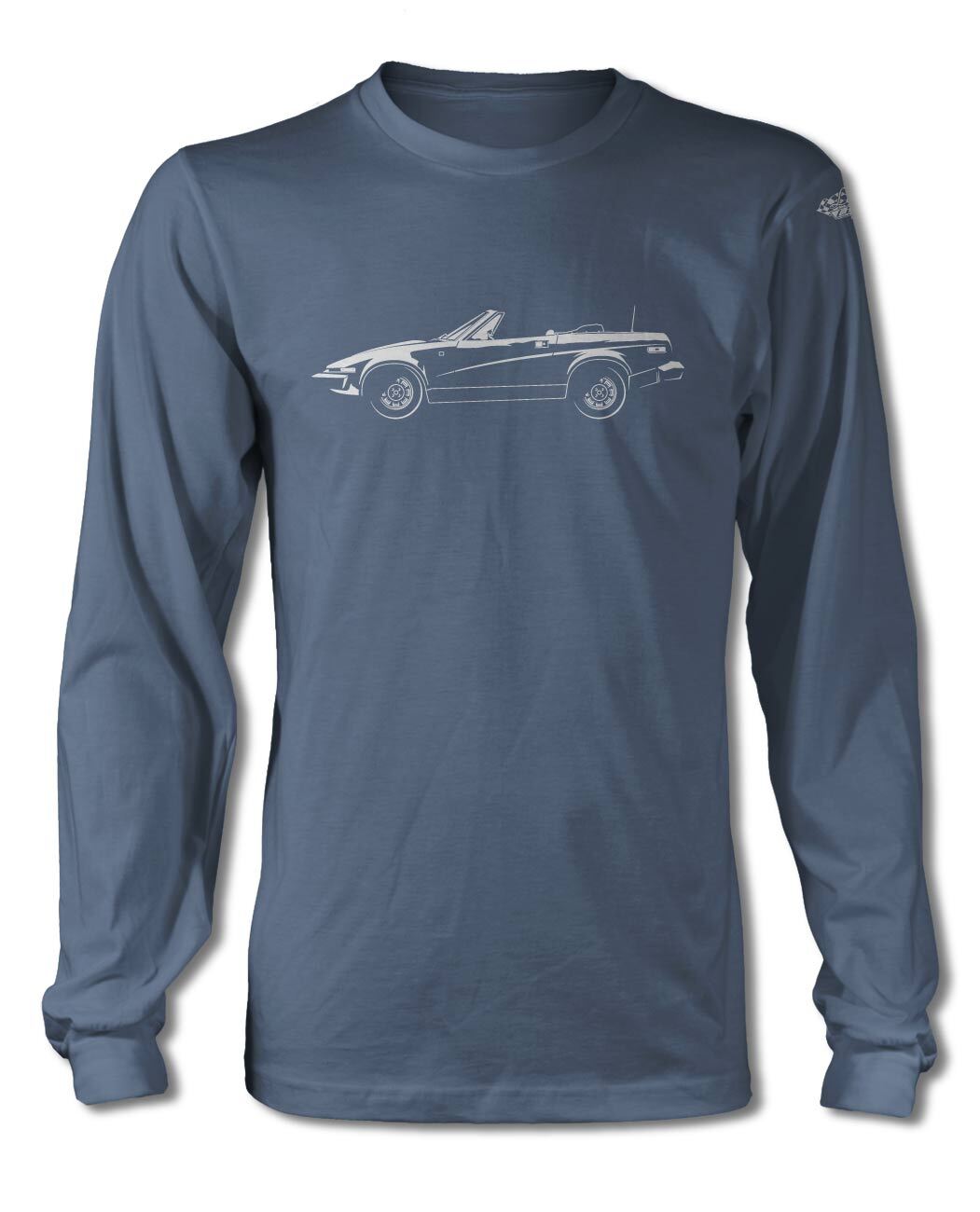 Triumph TR7 Convertible T-Shirt – Long Sleeves – Side View