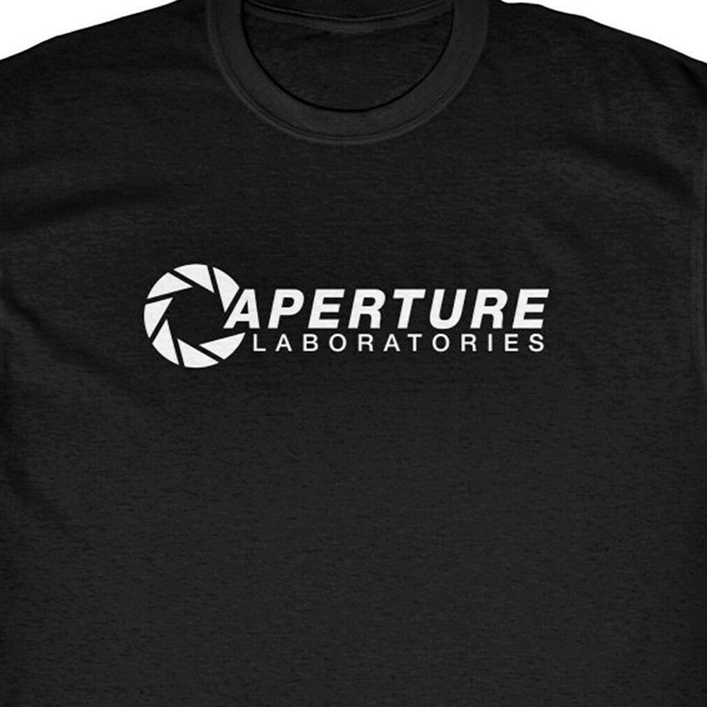 Aperture Laboratories T-Shirt – half portal life video games
