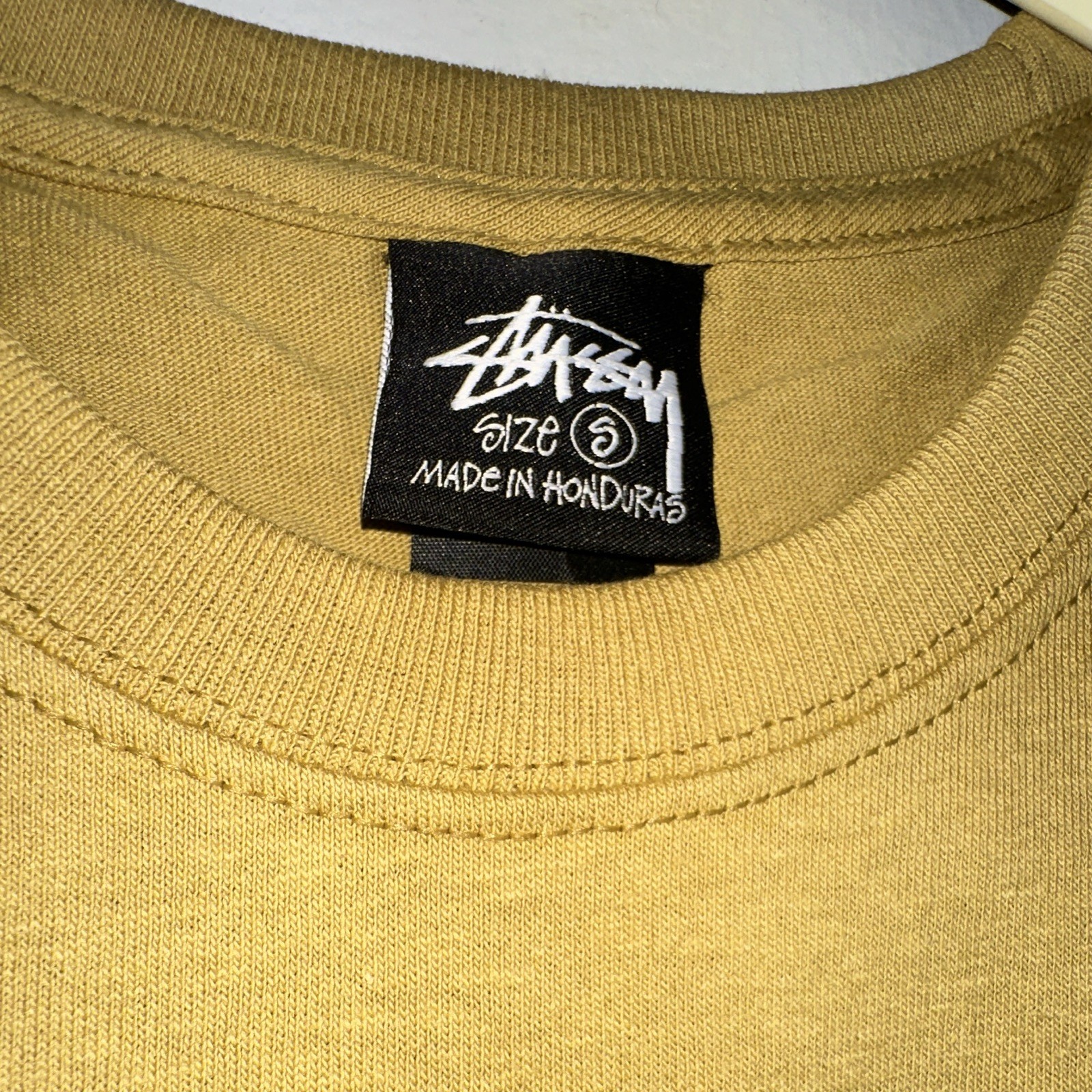 Stussy Dover Street Market Los Angeles Graphic Tan T-Shirt Men’s S Crew