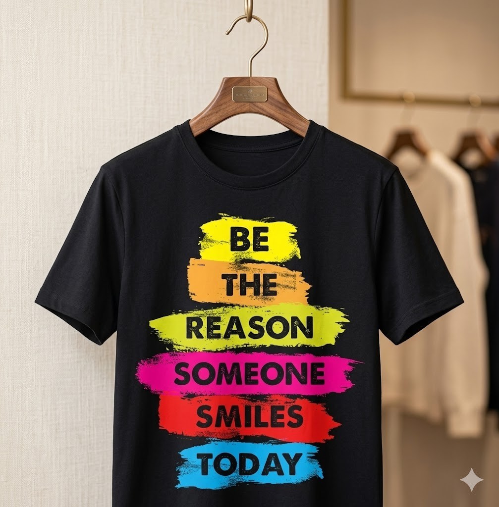 Be a Reason Someone Smiles Today Inspirational Clothes T-Shirt – H080