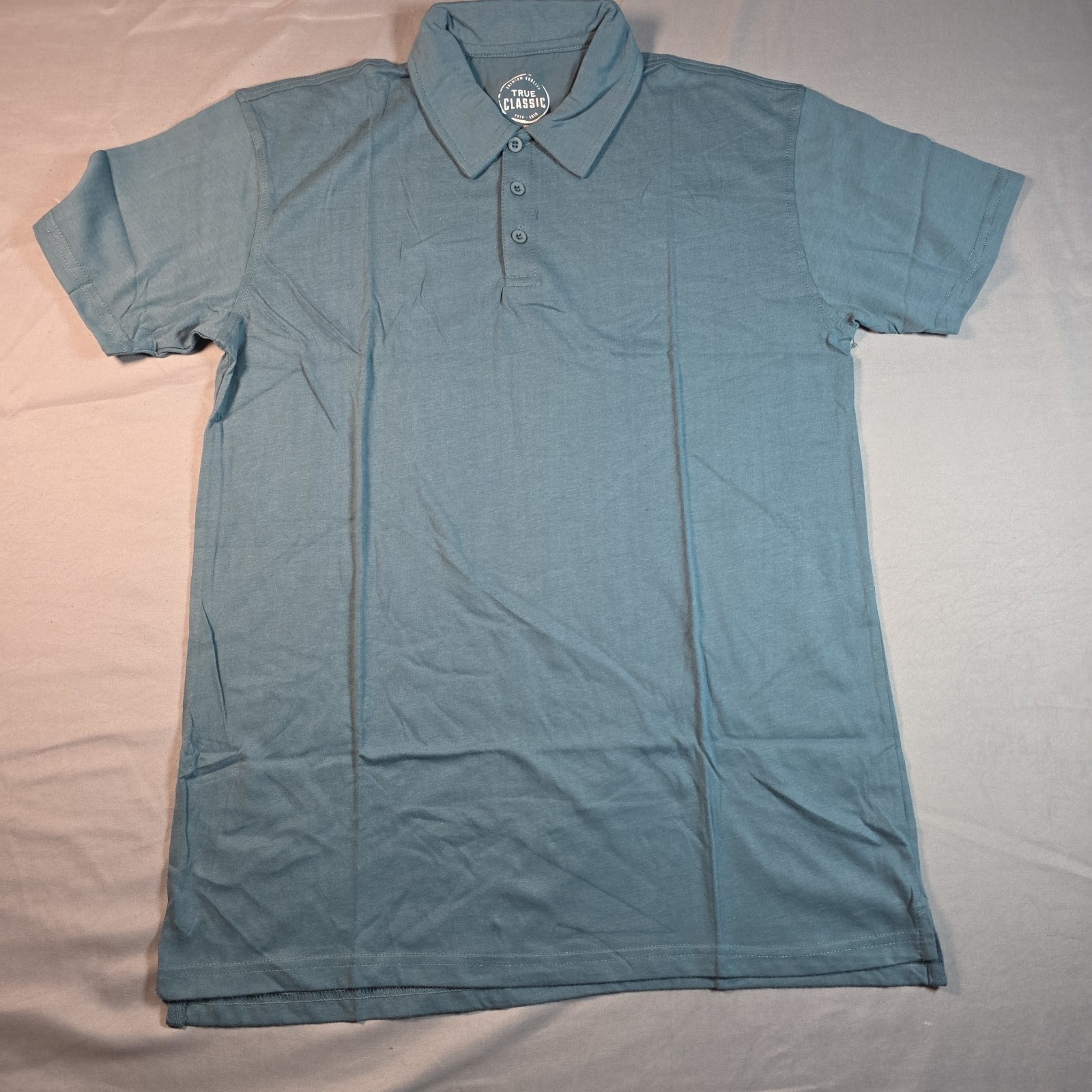 True Classic Polo Med (3 pack) Light Heathered Blue, Turquoise, Heathered Purple