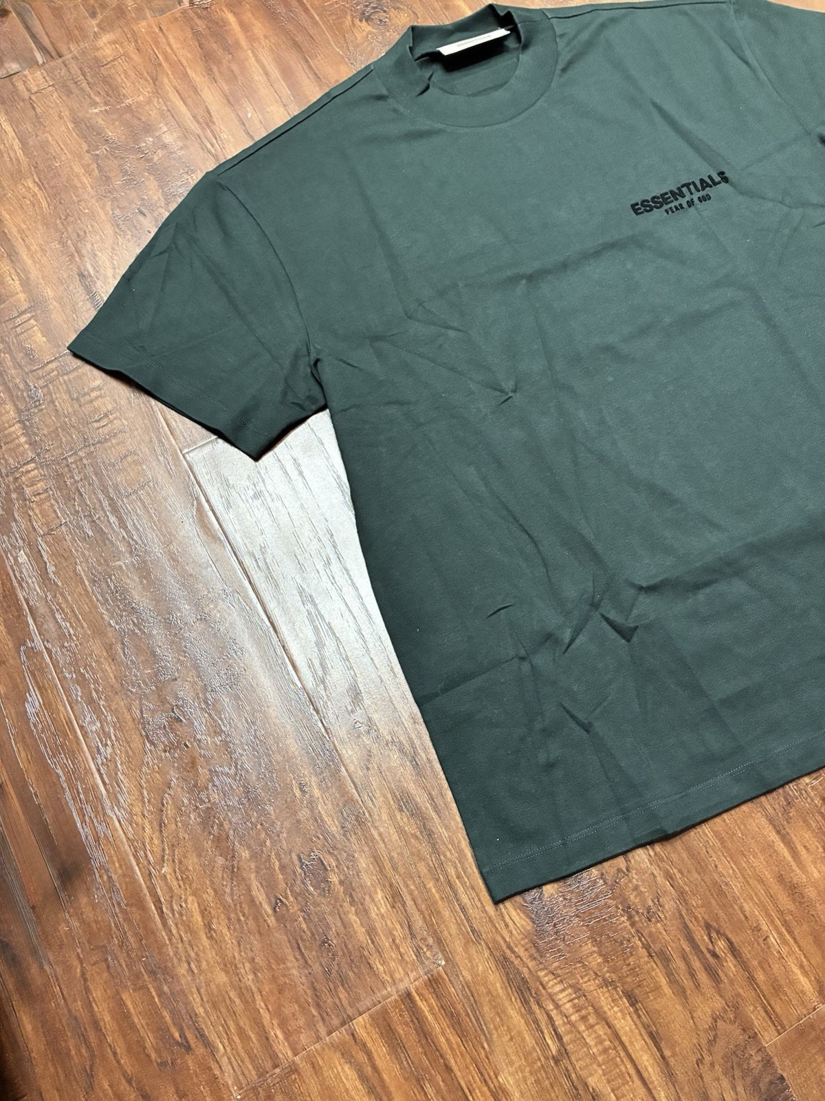 Fear of God Essentials Tee Stretch Limo Size Large Oversized Authentic #4341