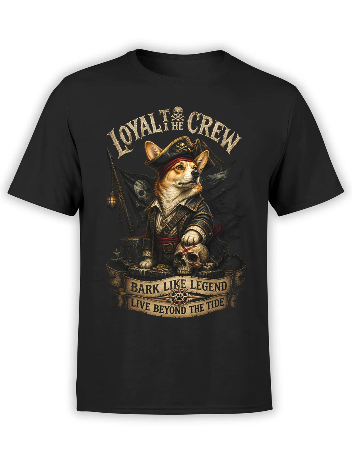 Pirate Legend Corgi T-Shirt | Unisex