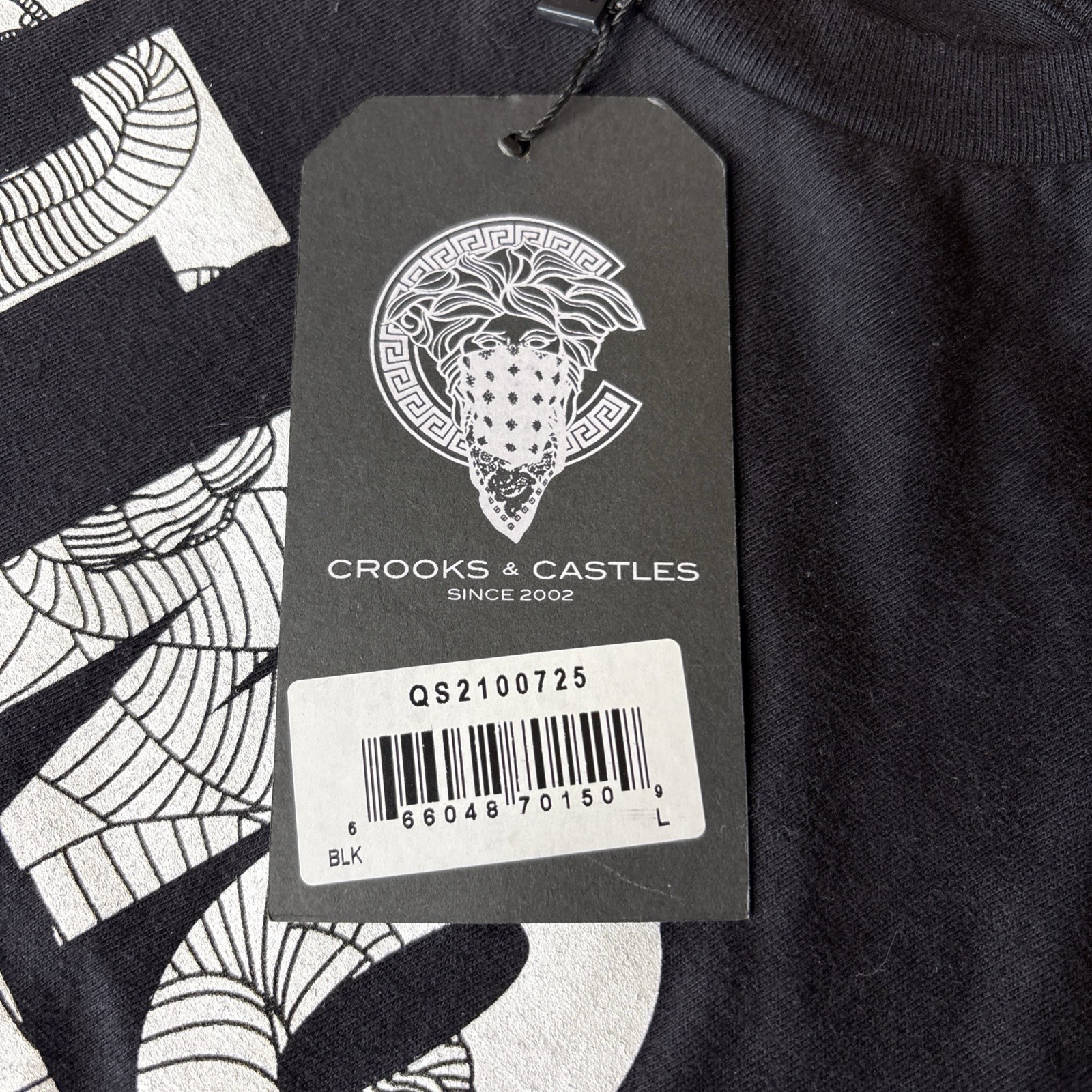 Crooks & Castles Ain’t No Such Things As Halfway Crooks Graphic T Shirt Large