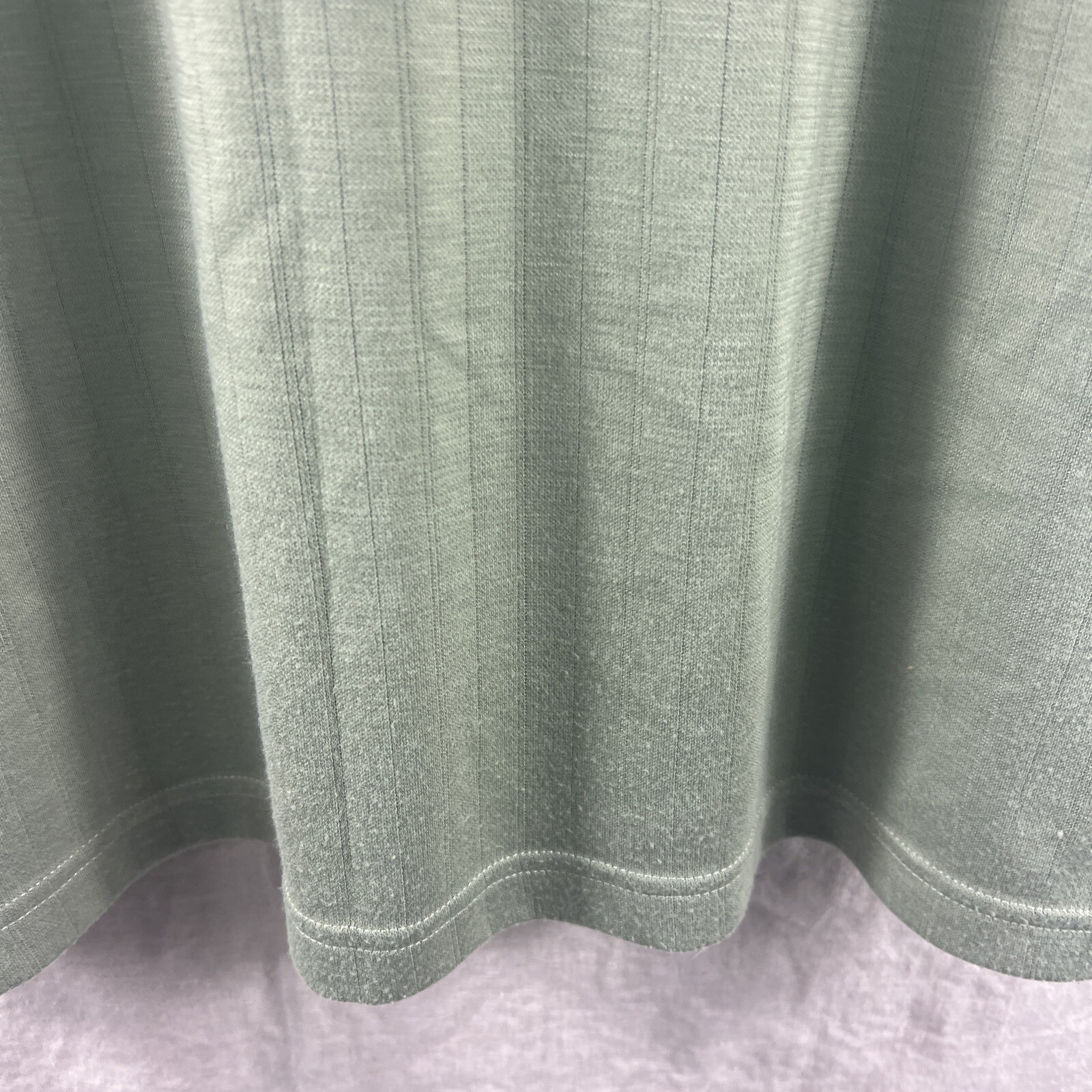 Pierre Cardin Men’s Green Short Sleeve V-Neck Casual Comfort Shirt Size Large