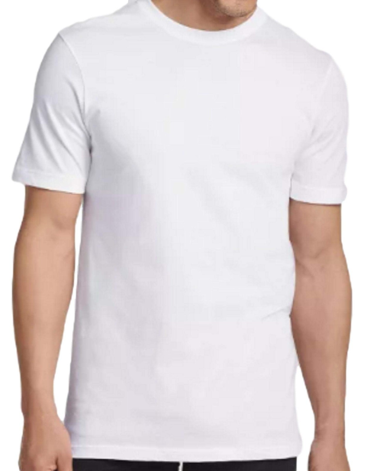 Jockey Generation Men’s Stay New Cotton 3pk Crew Neck T-Shirt – White, Medium