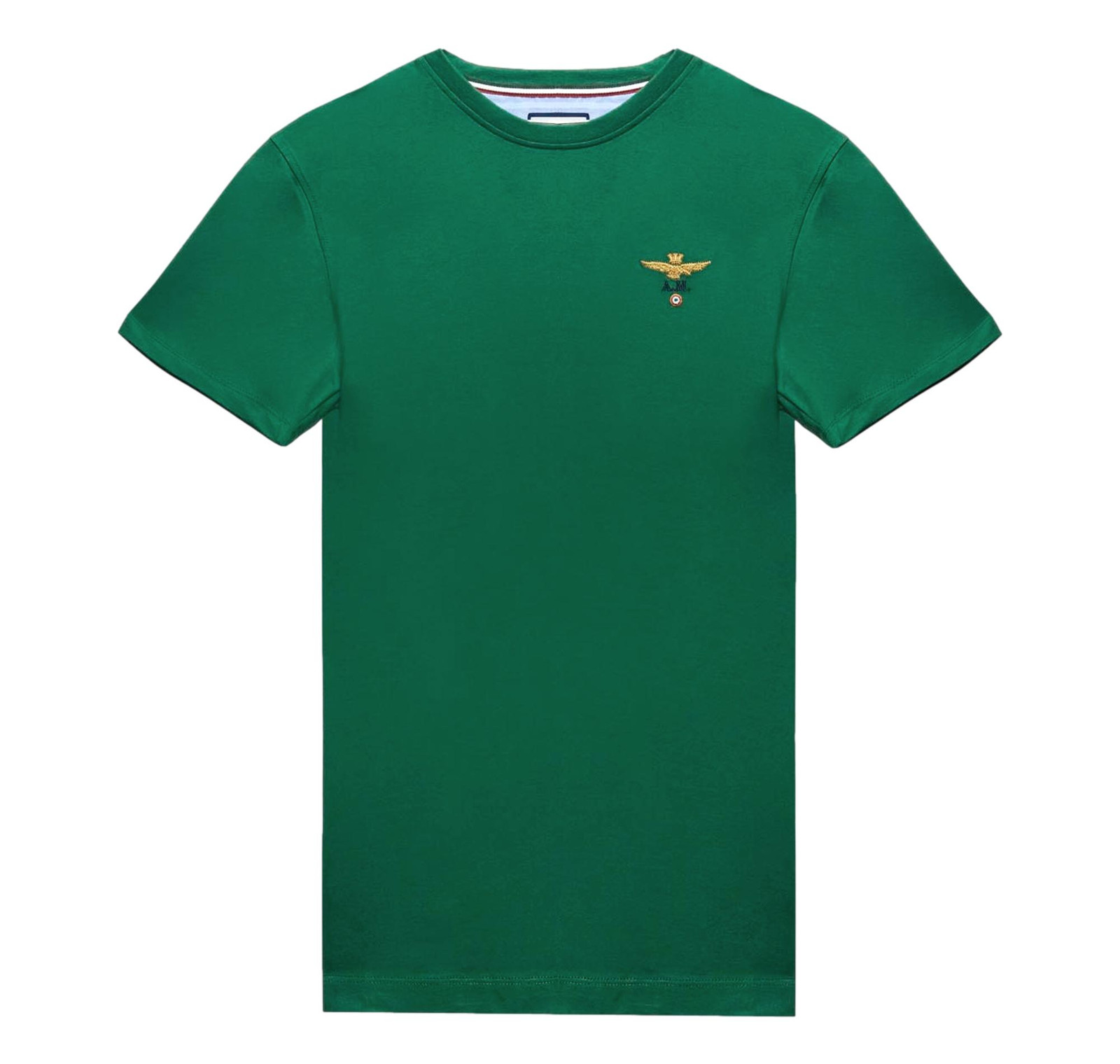 AERONAUTICA MILITARE T Shirt Uomo Girocollo In Cotone TS1580J372 Colore Verde