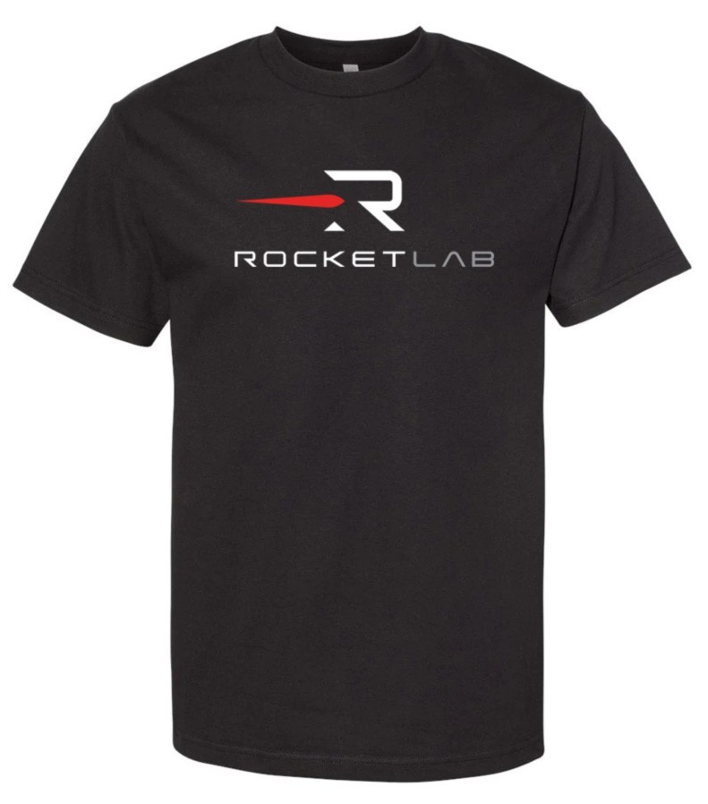 Rocket Lab space company t-shirt