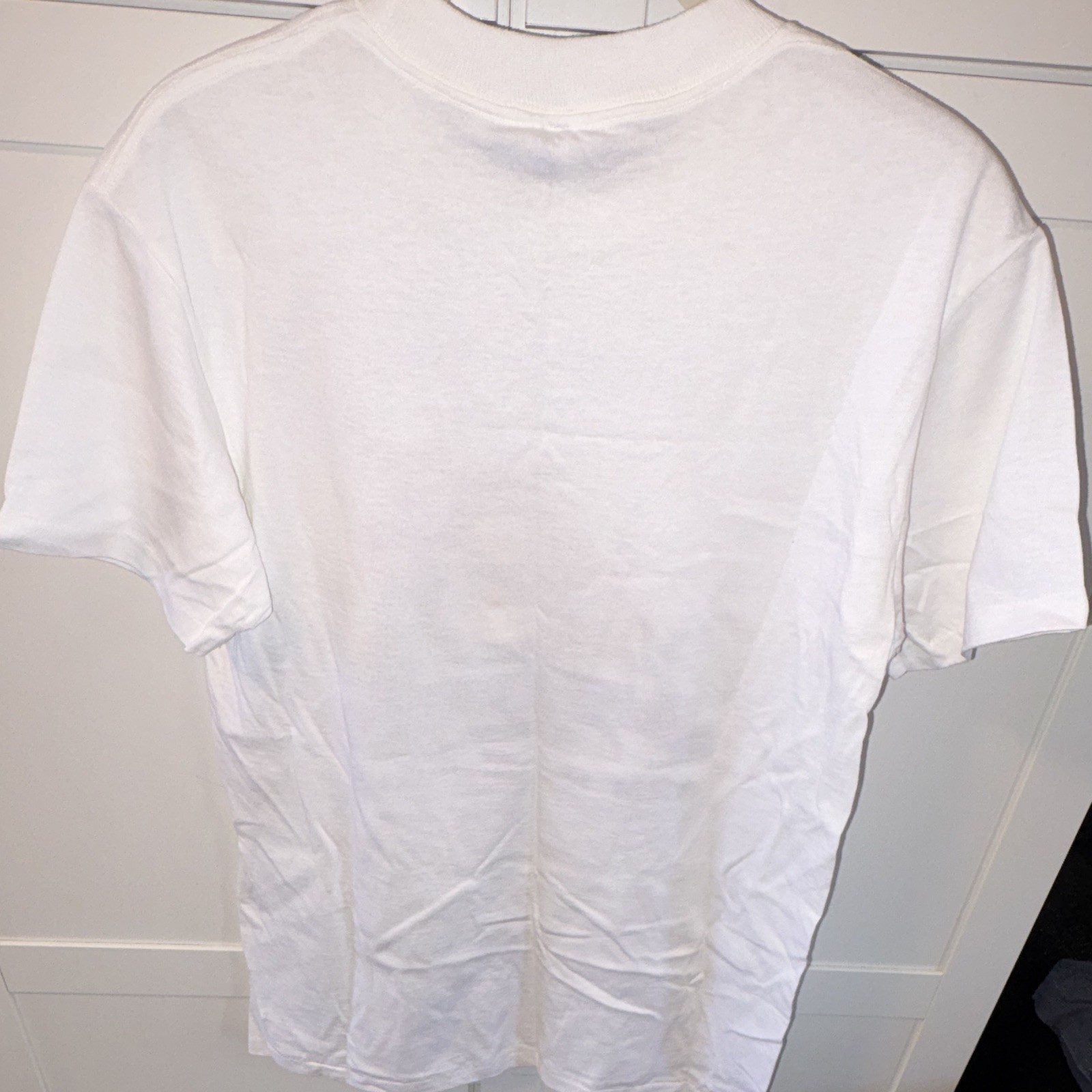 Single stitch vintage Royal First Class White Graphic Print Crew Neck T-Shirt M