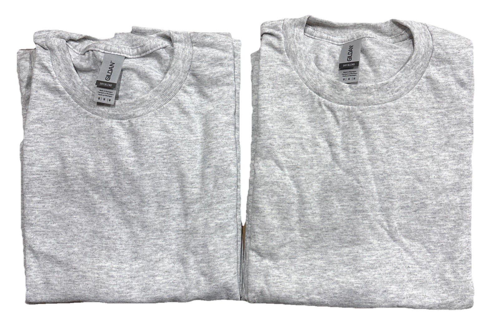 Gildan Unisex Adult Dryblend T-Shirt, Style G8000 4 Pack Size M In Ash Grey