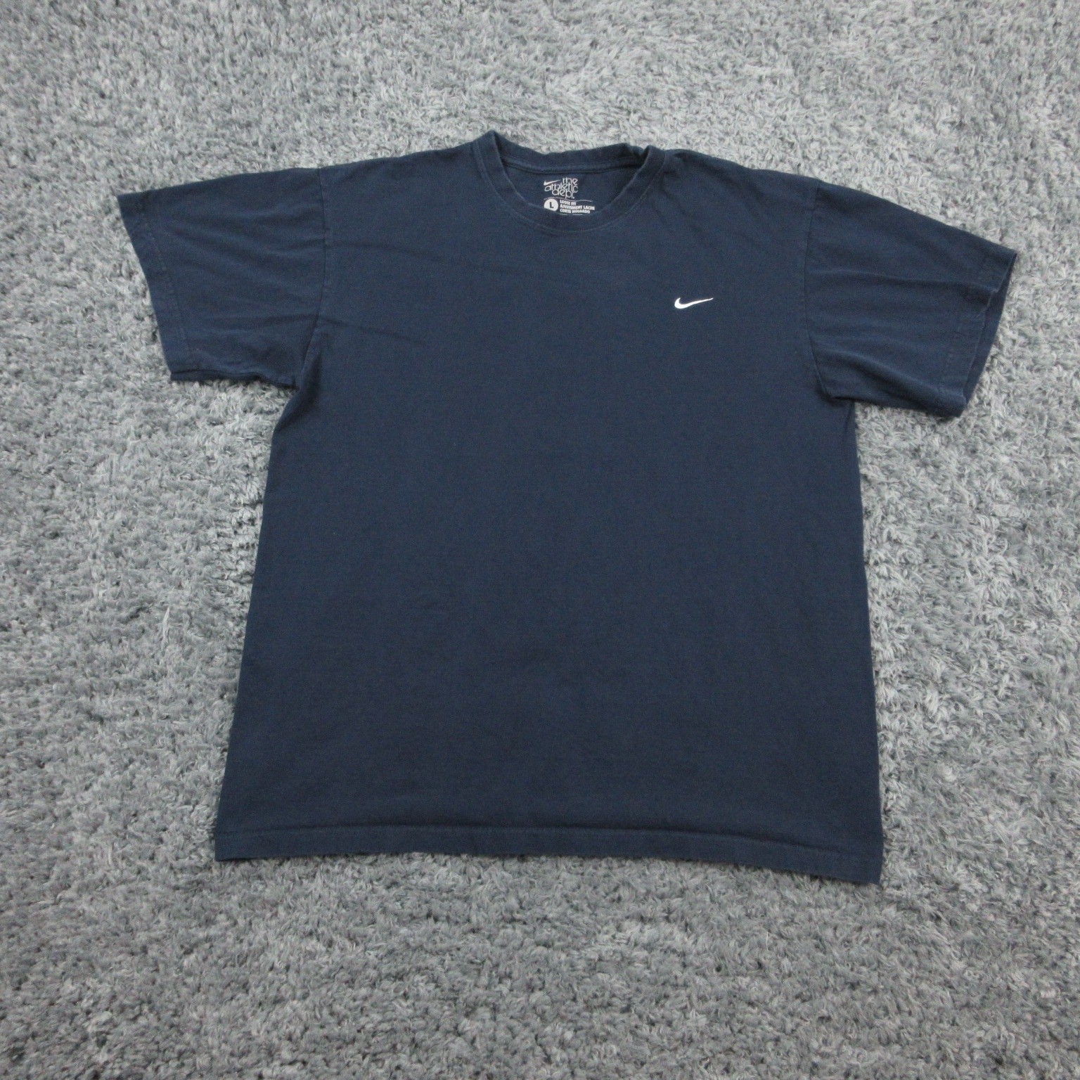 Nike Shirt Mens Large Athletic Dept Loose Fit Classic Swoosh Sports Tee
