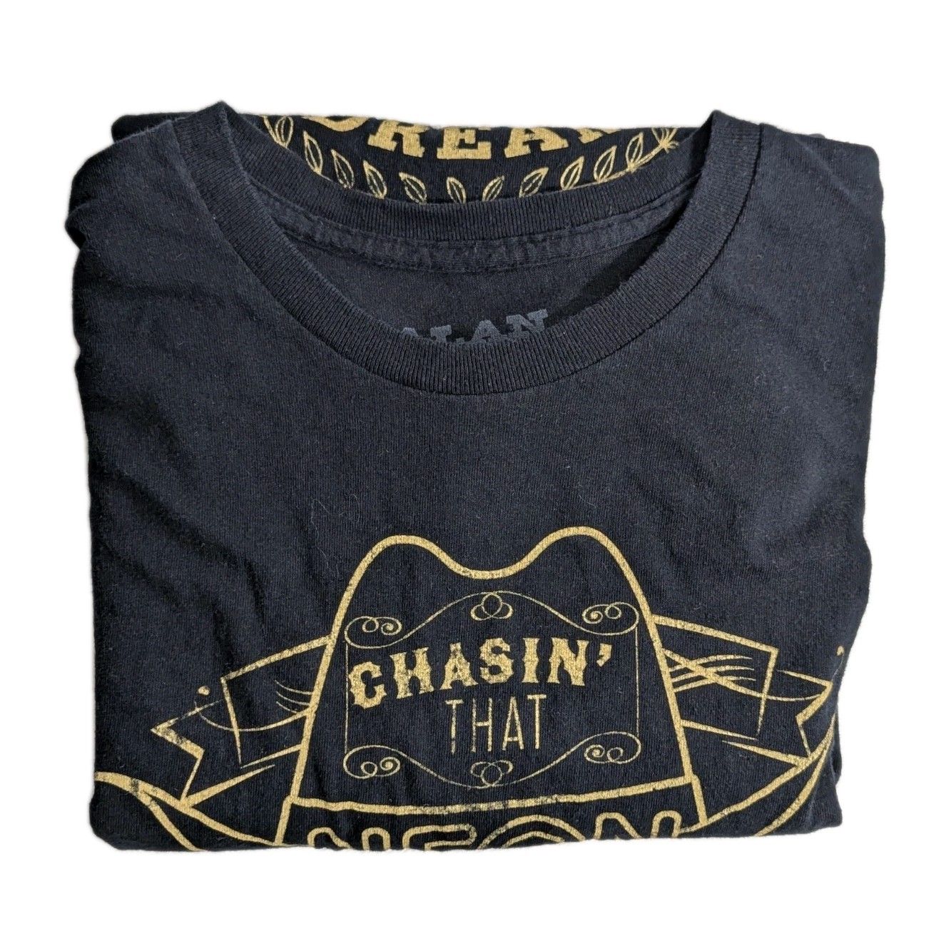 Alan Jackson Chasin’ That Neon Rainbow Black T-Shirt XL Country Music