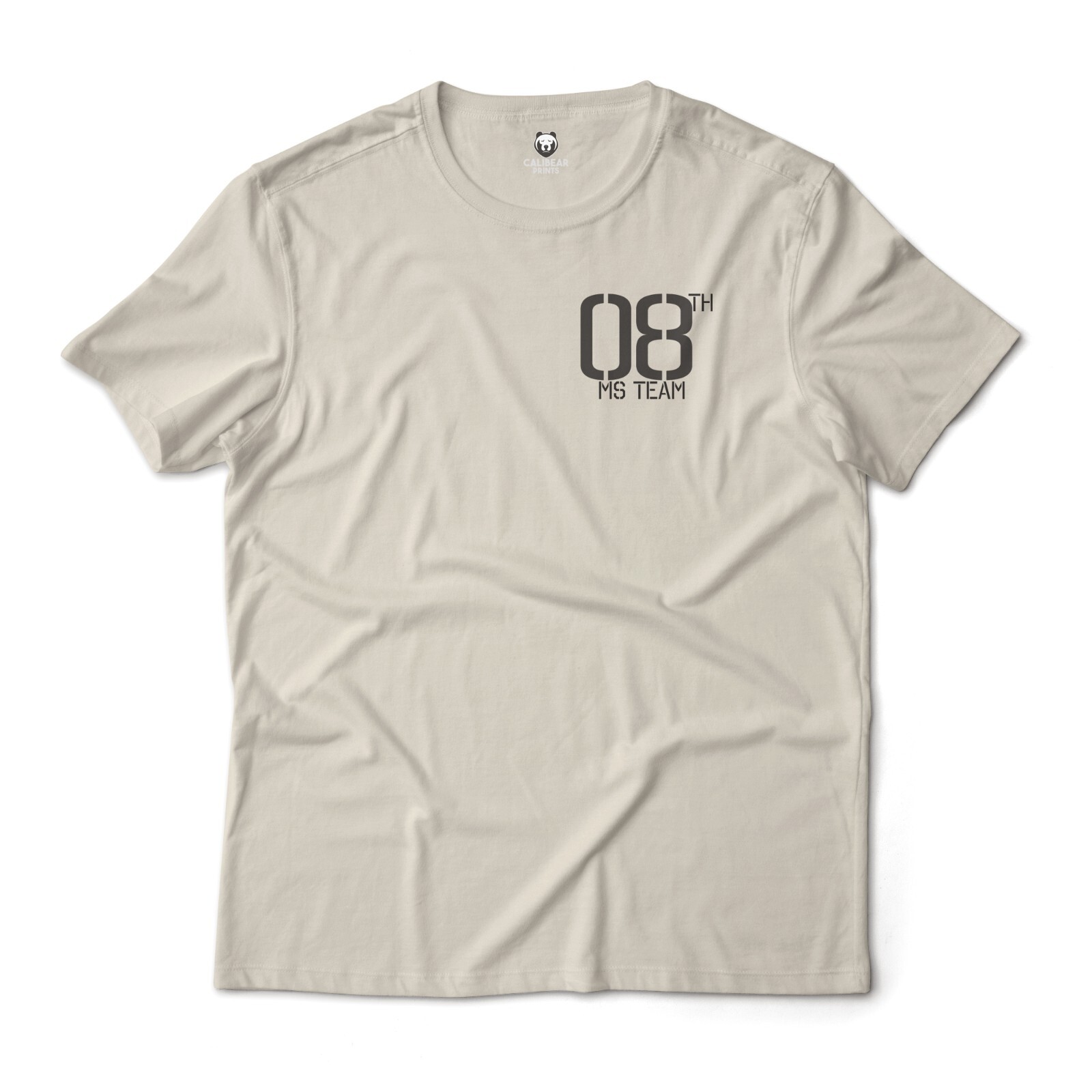 08th MS Team Mobile Suit Gundam Anime Chest Print Graphic T-Shirt