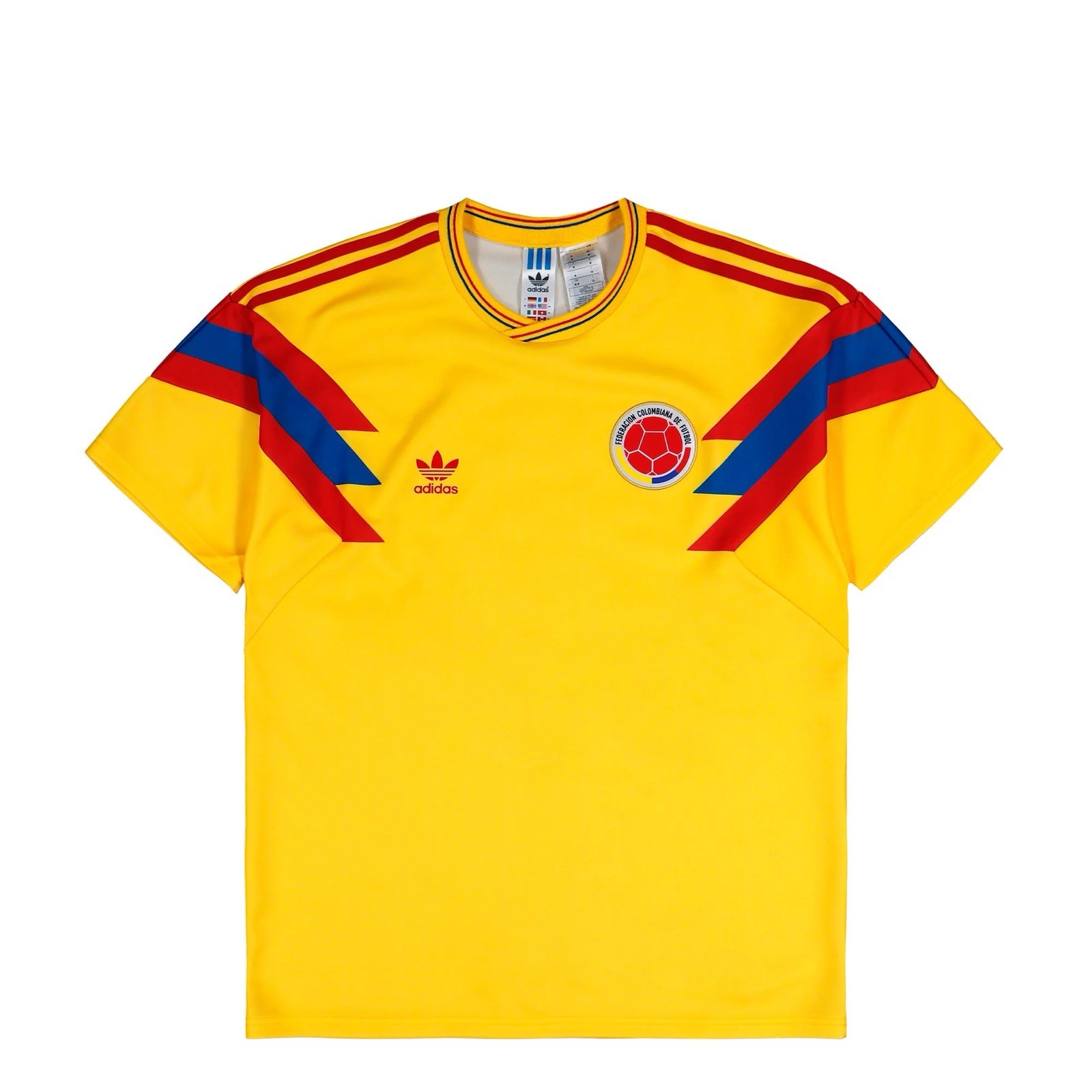 adidas Colombia National Team 1990 Away Jersey Gold JN3713 Size 2XL New Sealed