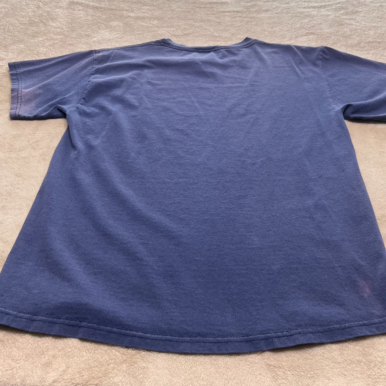 Delta Pro Weight Men’s Medium Short Sleeve -Blue America Free & Brave T-Shirt