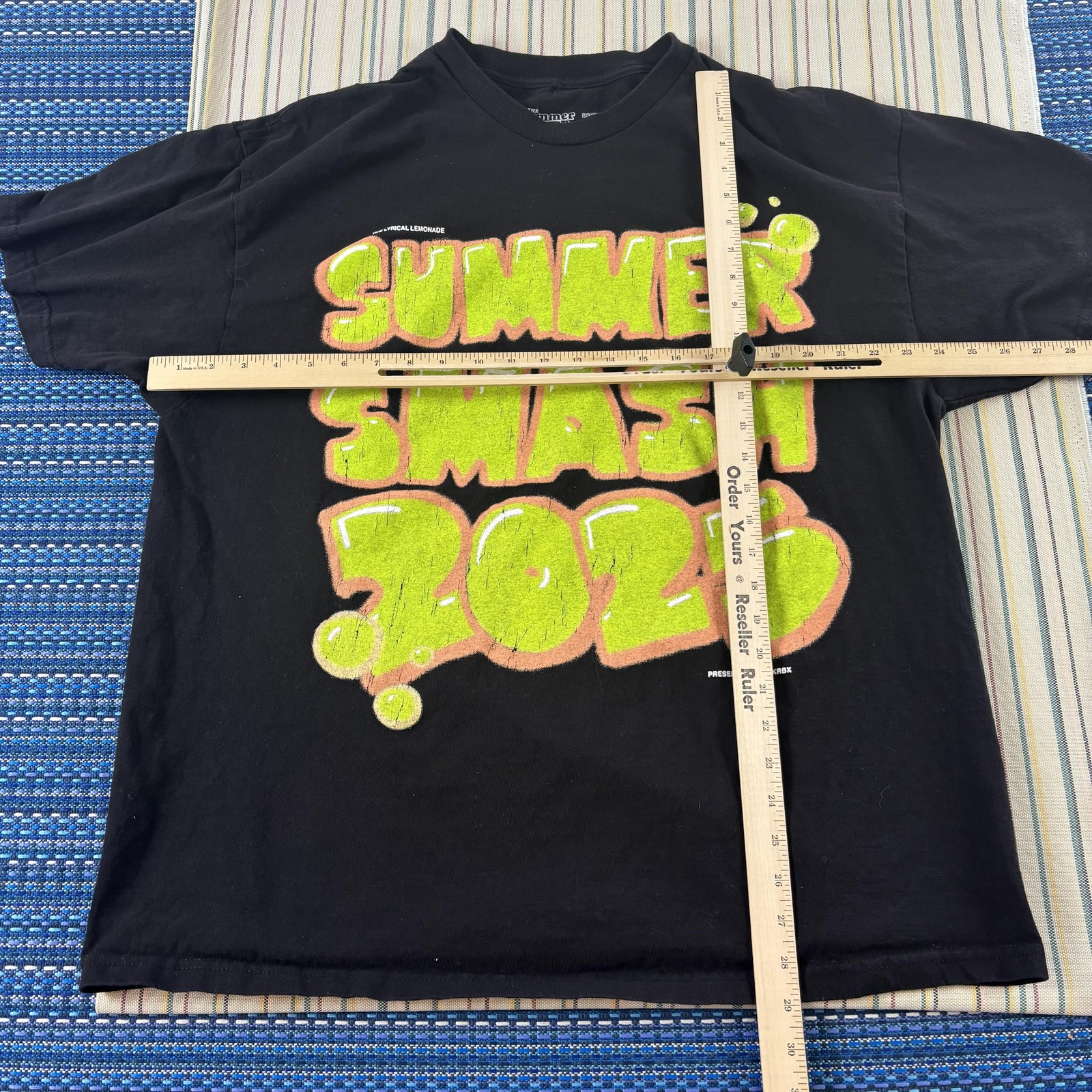 The Summer Smash 2025 Shirt Mens 2XL Black Festival Lyrical Lemonade Tee