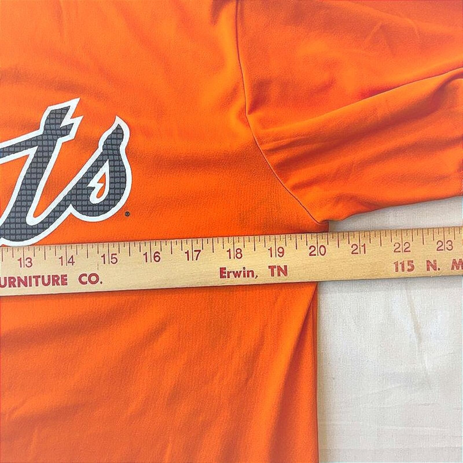Majestic San Francisco Giants Coolbase Evolution Tee Orange Short Sleeve Medium