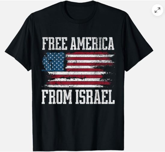 Free America From Israel Usa Flag Lover Patriotic Unisex T-Shirt