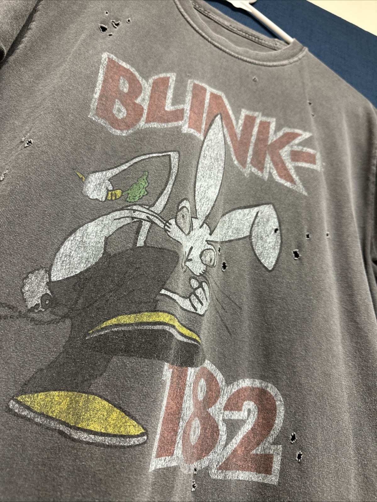 Blink 182 Shirt Original Size S/M Dude Ranch Enema Of The State Cheshire Cat +44