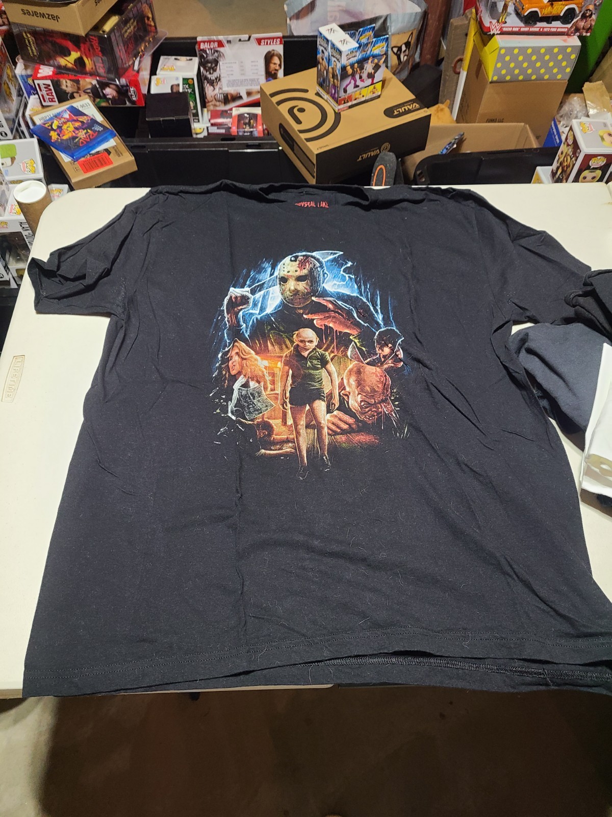 Mens Terror Threads Friday the 13th Part 4 Crystal Lake Massacre Shirt Size XXL