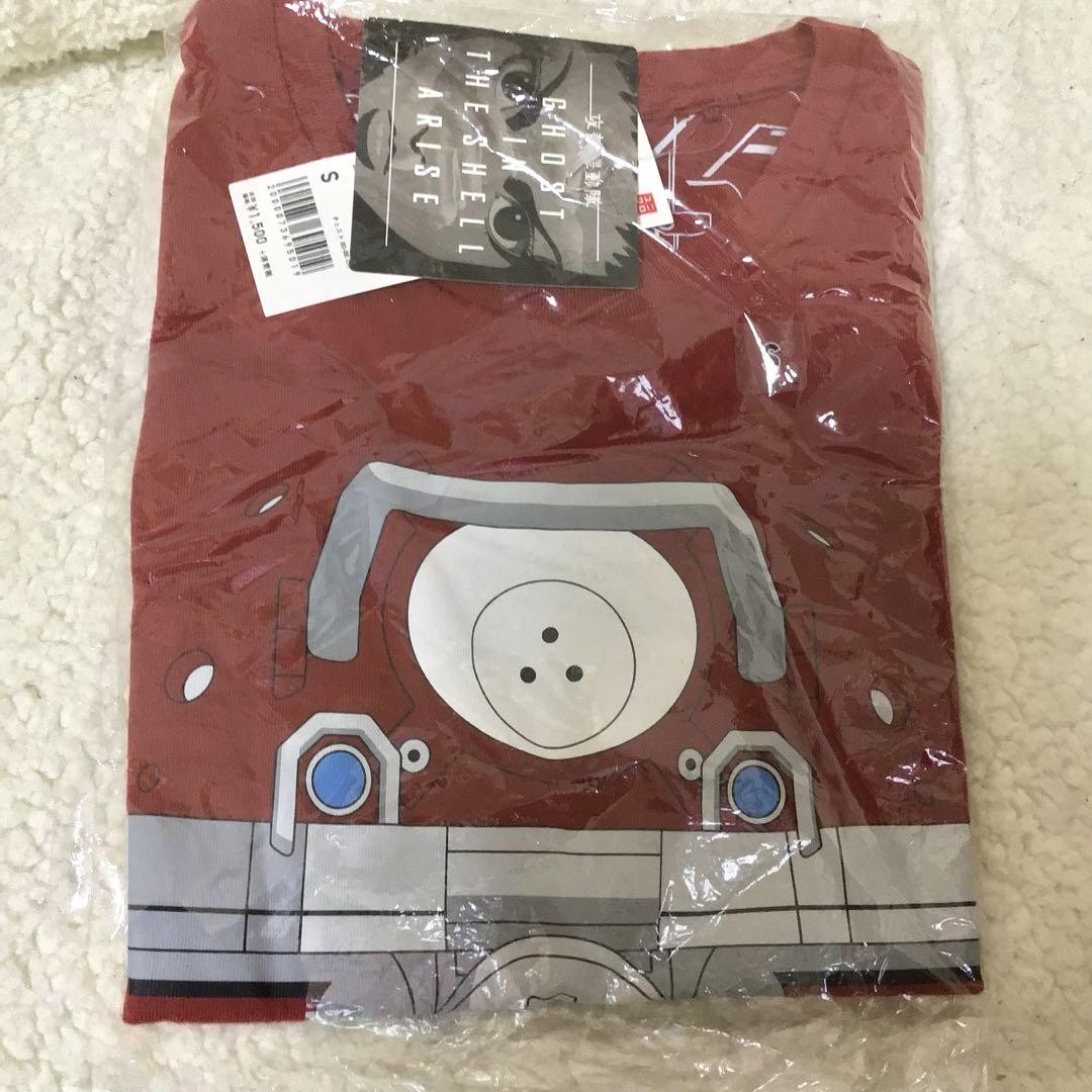 UNIQLO UT Ghost in the Shell ARISE T-Shirt US Size XS (JP S) Red Anime