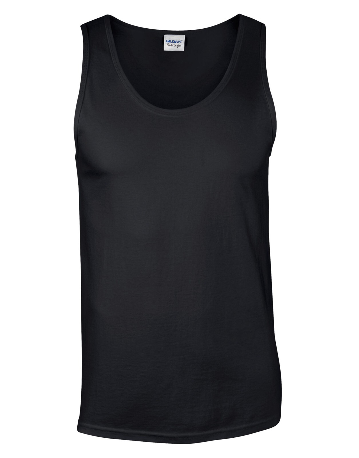 Gildan Softstyle Mens Vests Plain Sleeveless Cotton Tank Tops