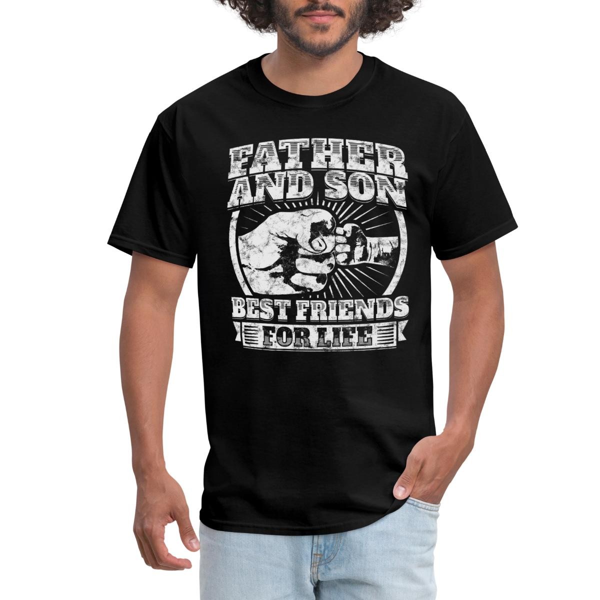 Father And Son Best Friends For Life Men’s T-Shirt