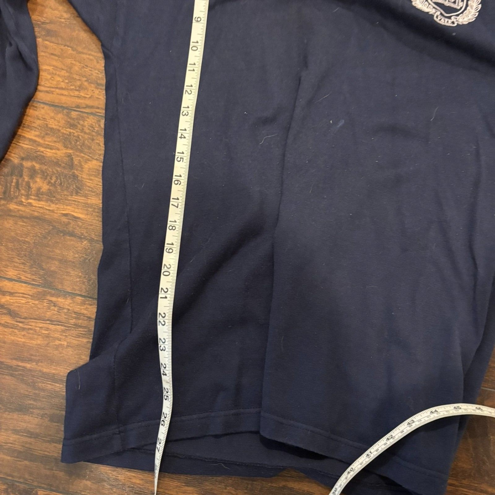 Vintage Canterbury of New Zealand Made in South Africa Navy Blue Rugby Shirt