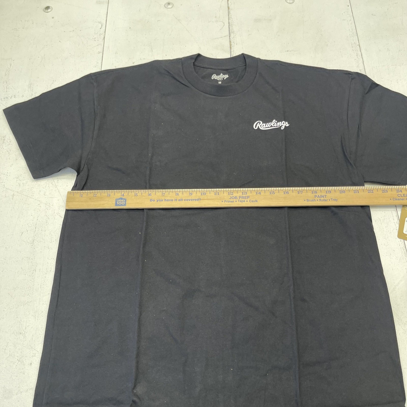 Rawlings Shirt Mens Medium Black Vintage Collection 1976 Graphic Tee RV1976-BK-M