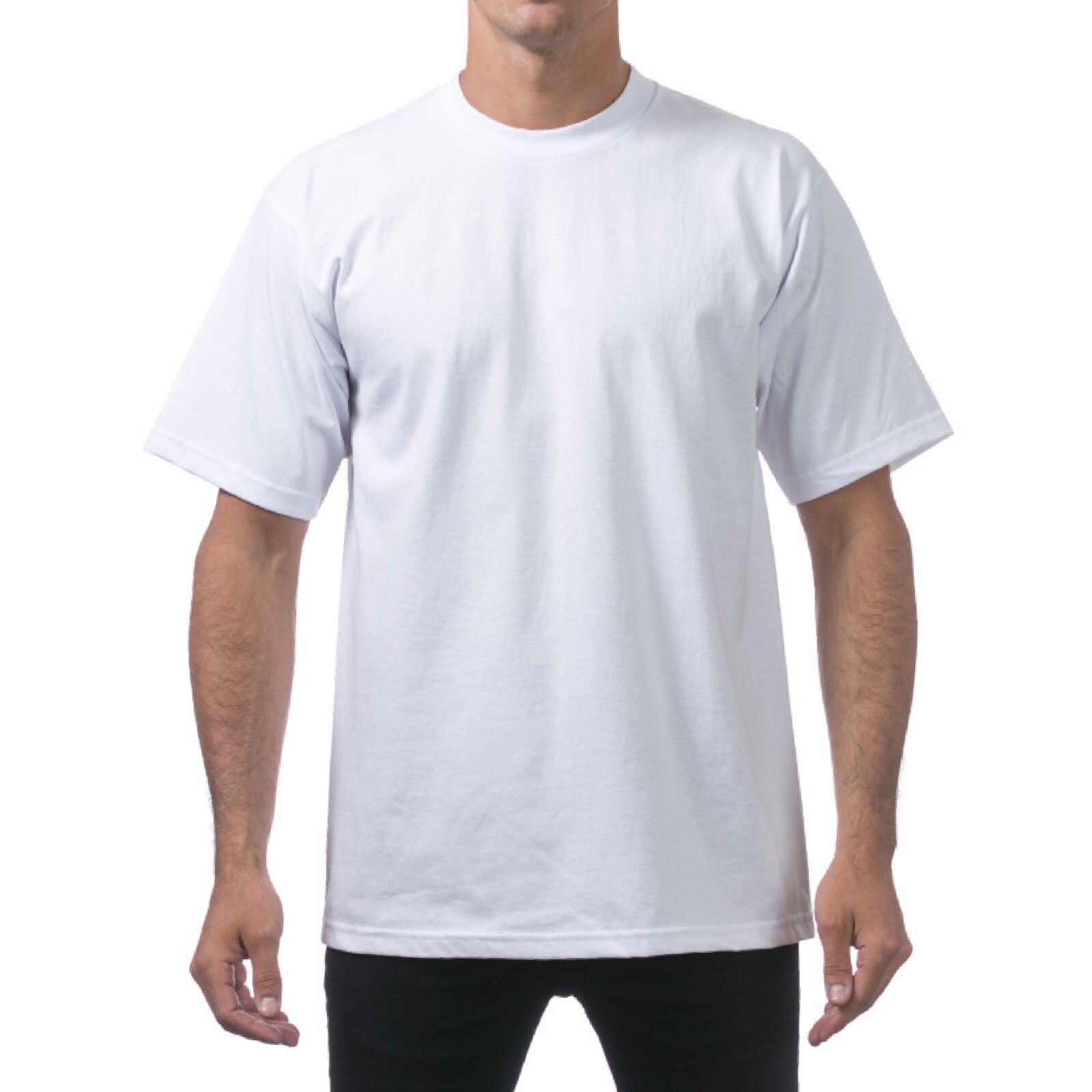 3 PACK PROCLUB MENS HEAVYWEIGHT SHORT SLEEVE T SHIRTS PRO CLUB CASUAL COTTON TEE