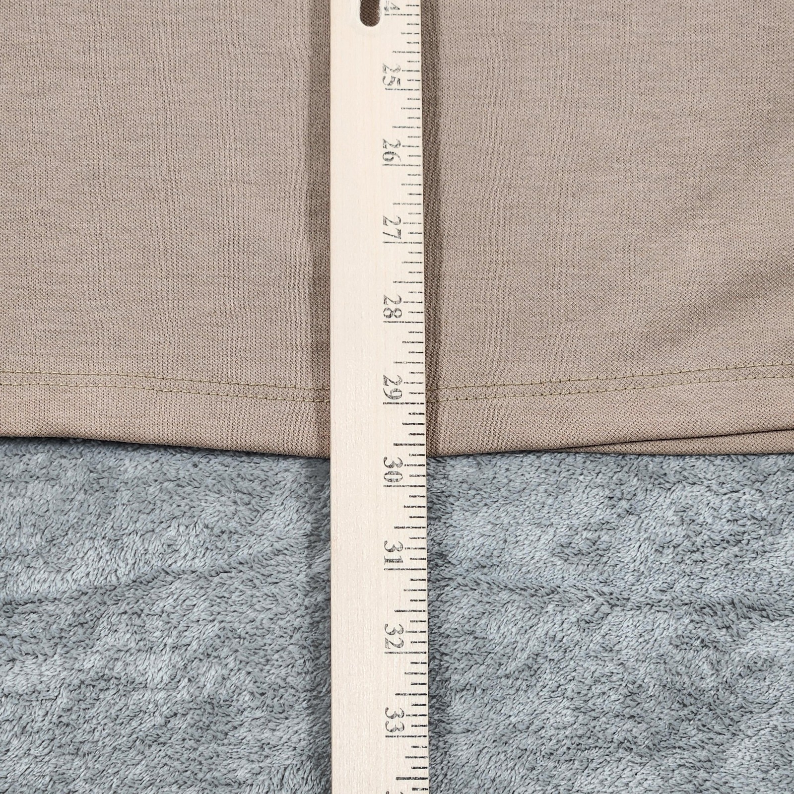 Bulwark FR Shirt Mens Medium Beige Henley Long Sleeve Flame Resistant Workwear