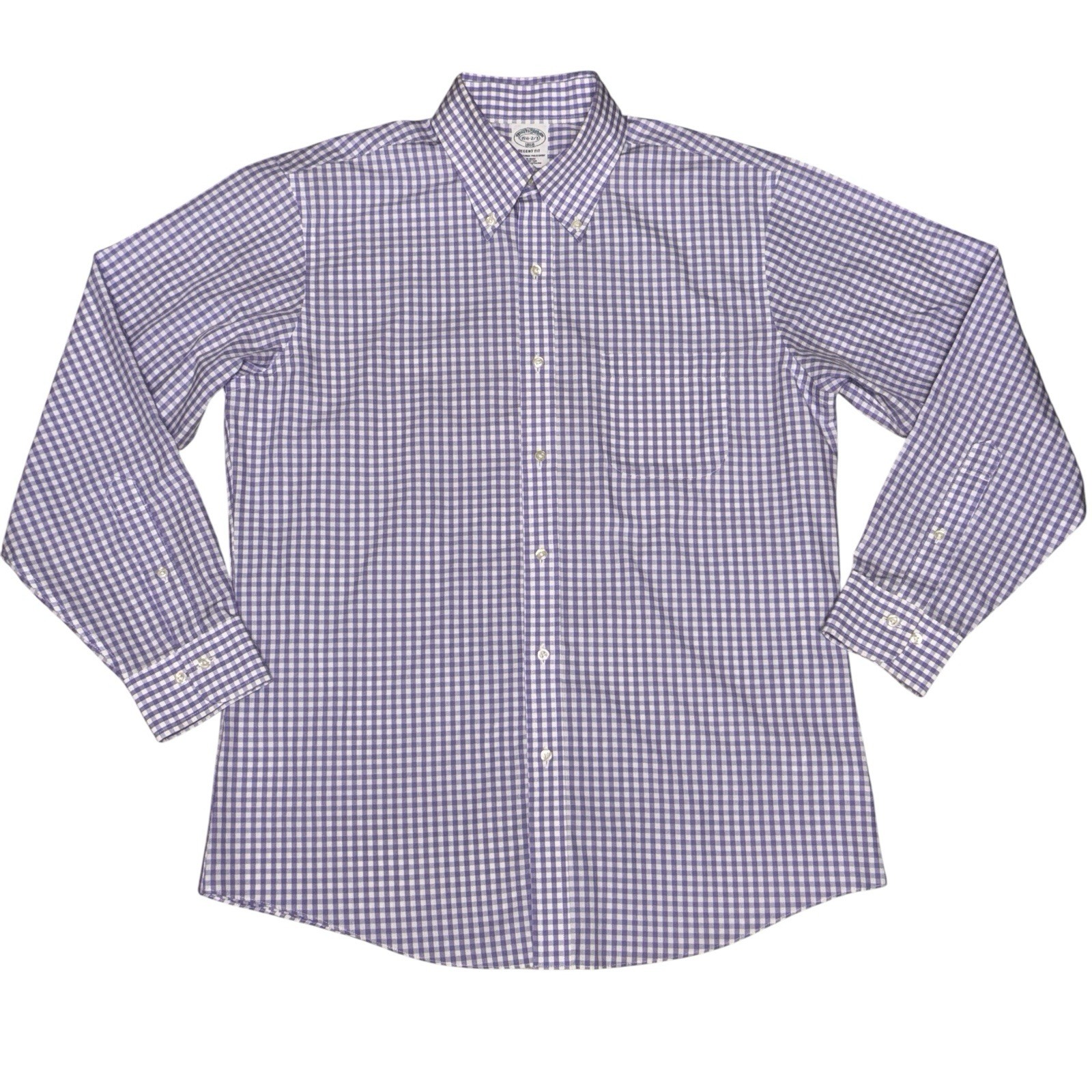 Brooks Brothers 15 1/2 – 2/3 1818 Regent Fit The Original Polo Shirt Non-iron