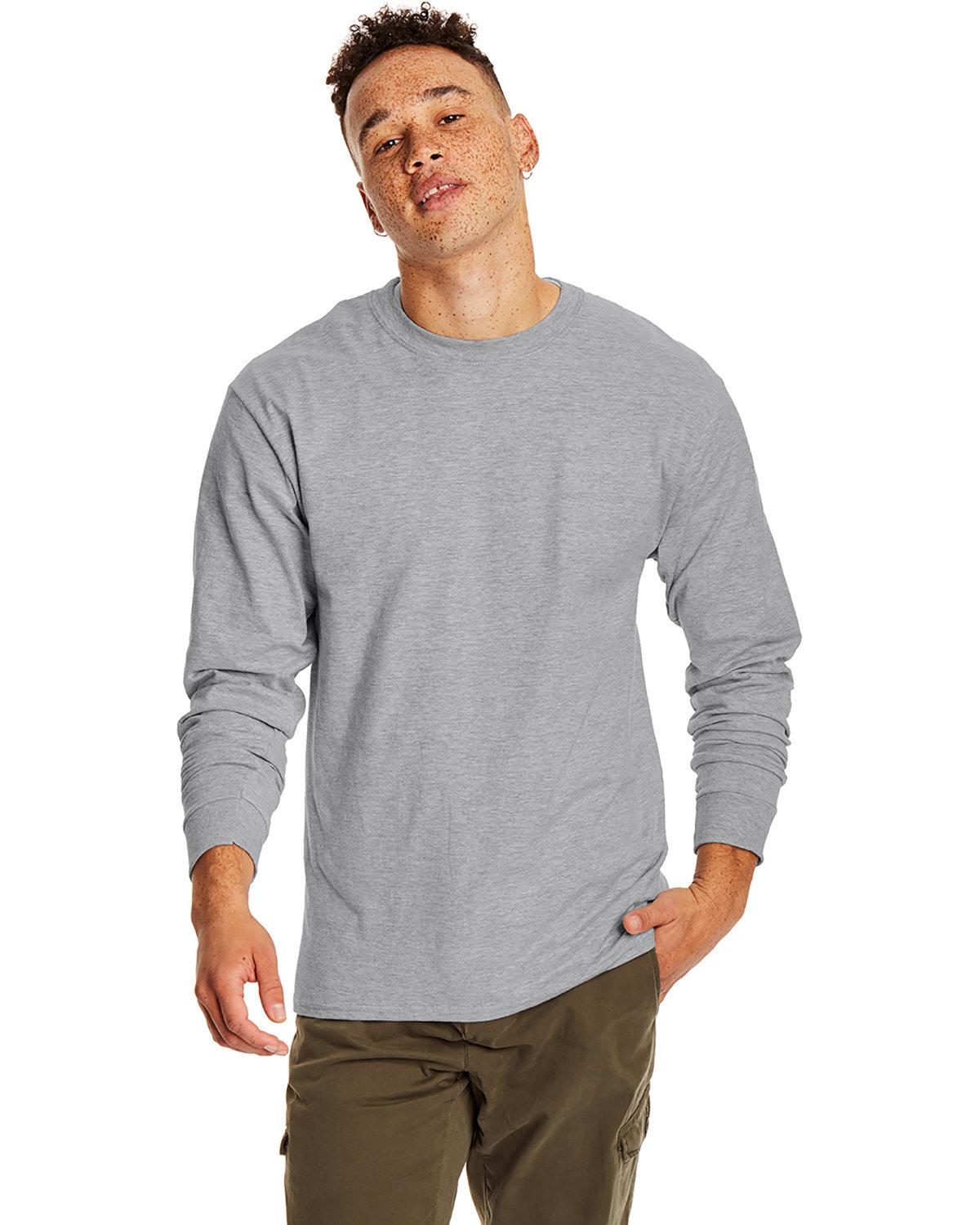 Hanes Adult Long Sleeve Beefy-T T-Shirt – 5186