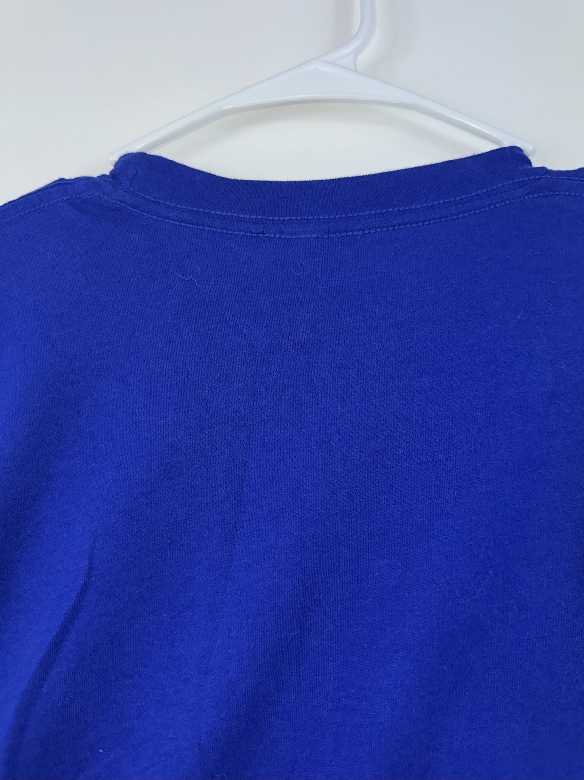 Rogue Fitness Men’s XL Blue Santa Hat Made in USA S/S Cotton T-shirt