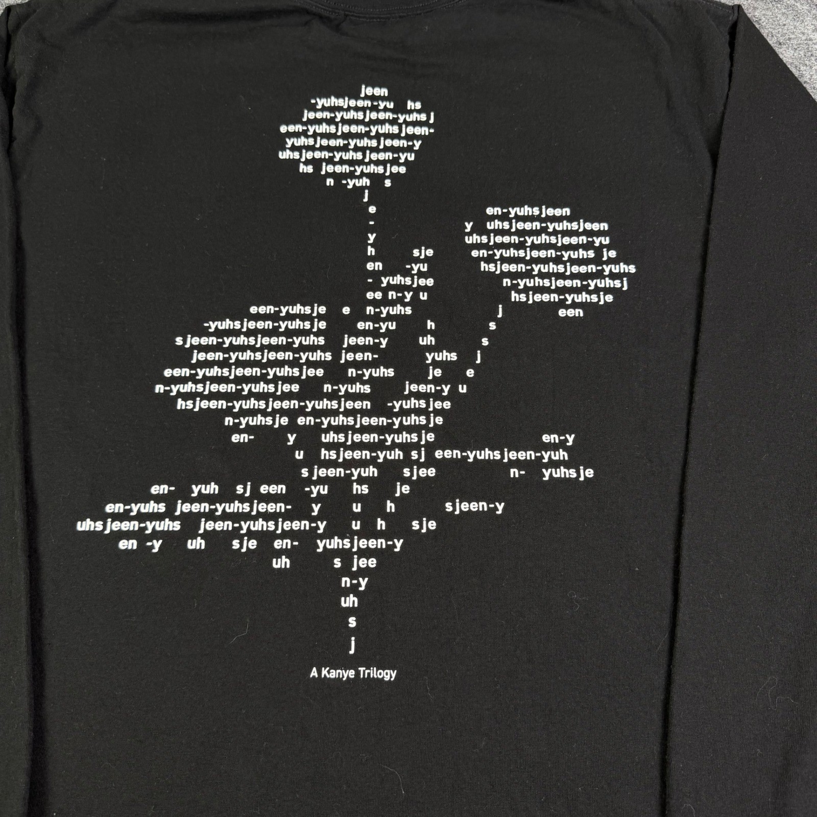 Jeen-Yuhs A Kanye Trilogy Long Sleeve Shirt Black Creative Control Merch XL