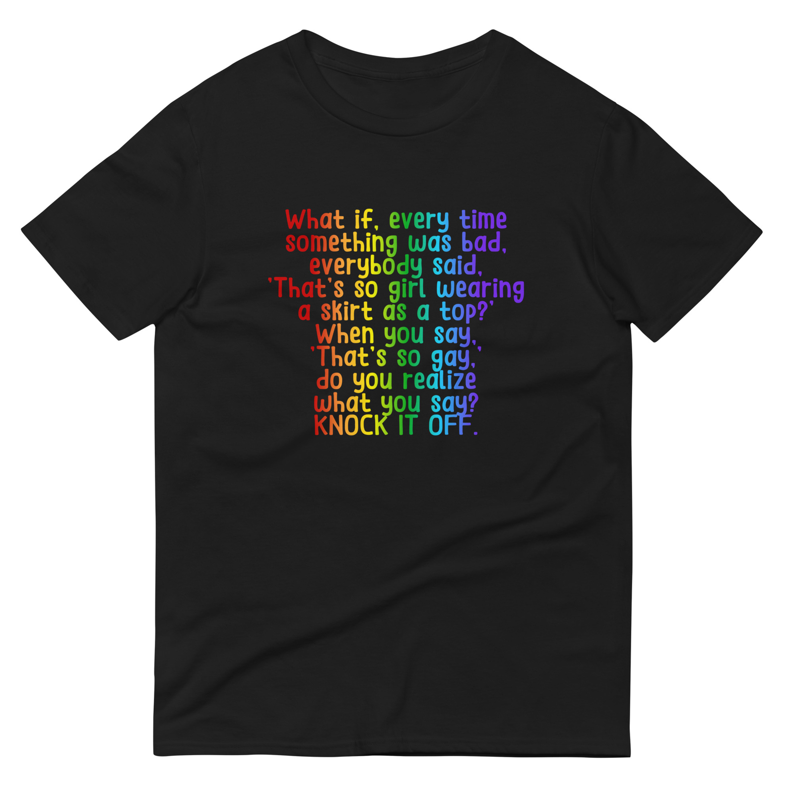 Hilary Duff That’s So Gay PSA Shirt S-3XL Unisex Short-Sleeve