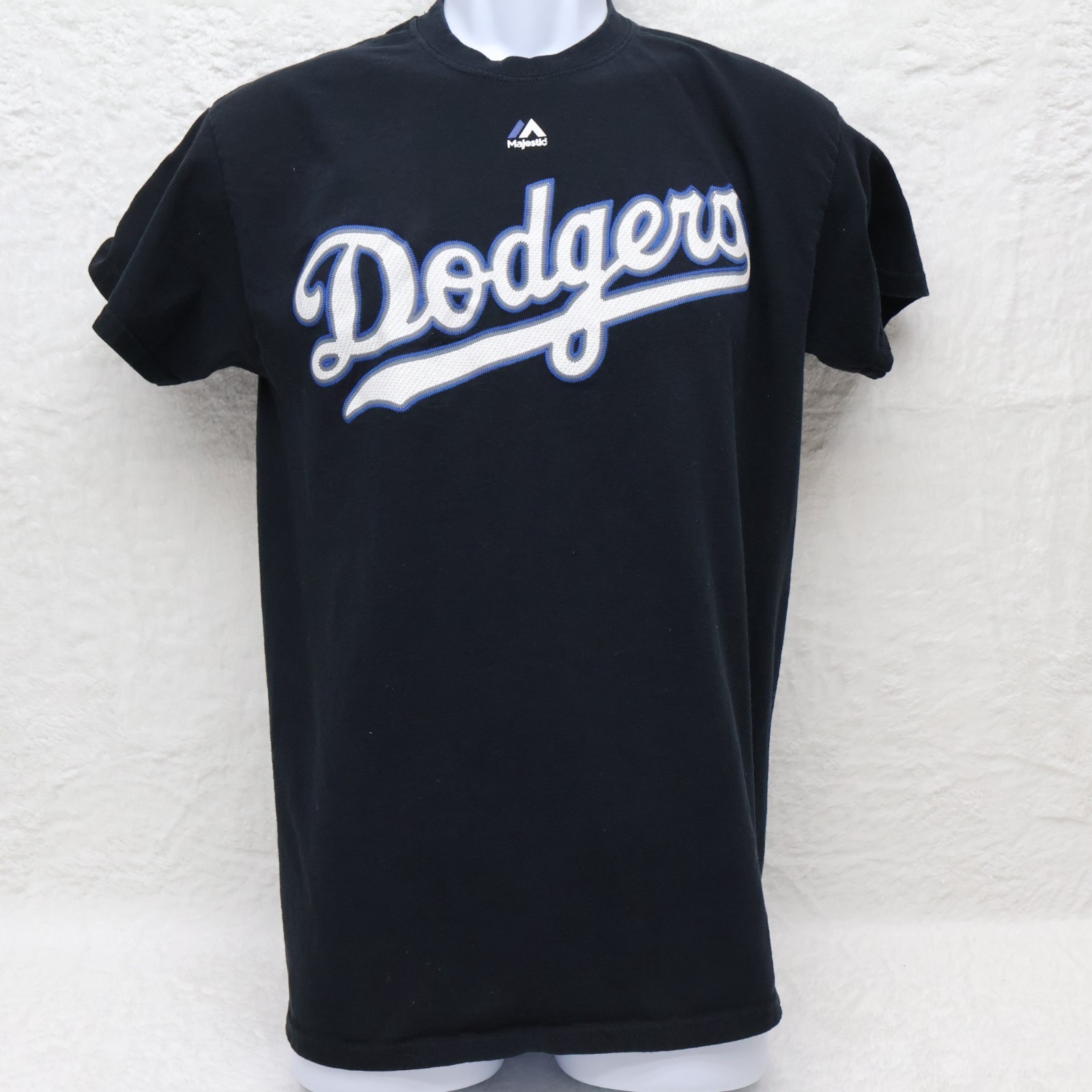 Majestic Los Angeles Dodgers T-Shirt Men’s Medium Black MLB Baseball Graphic Tee